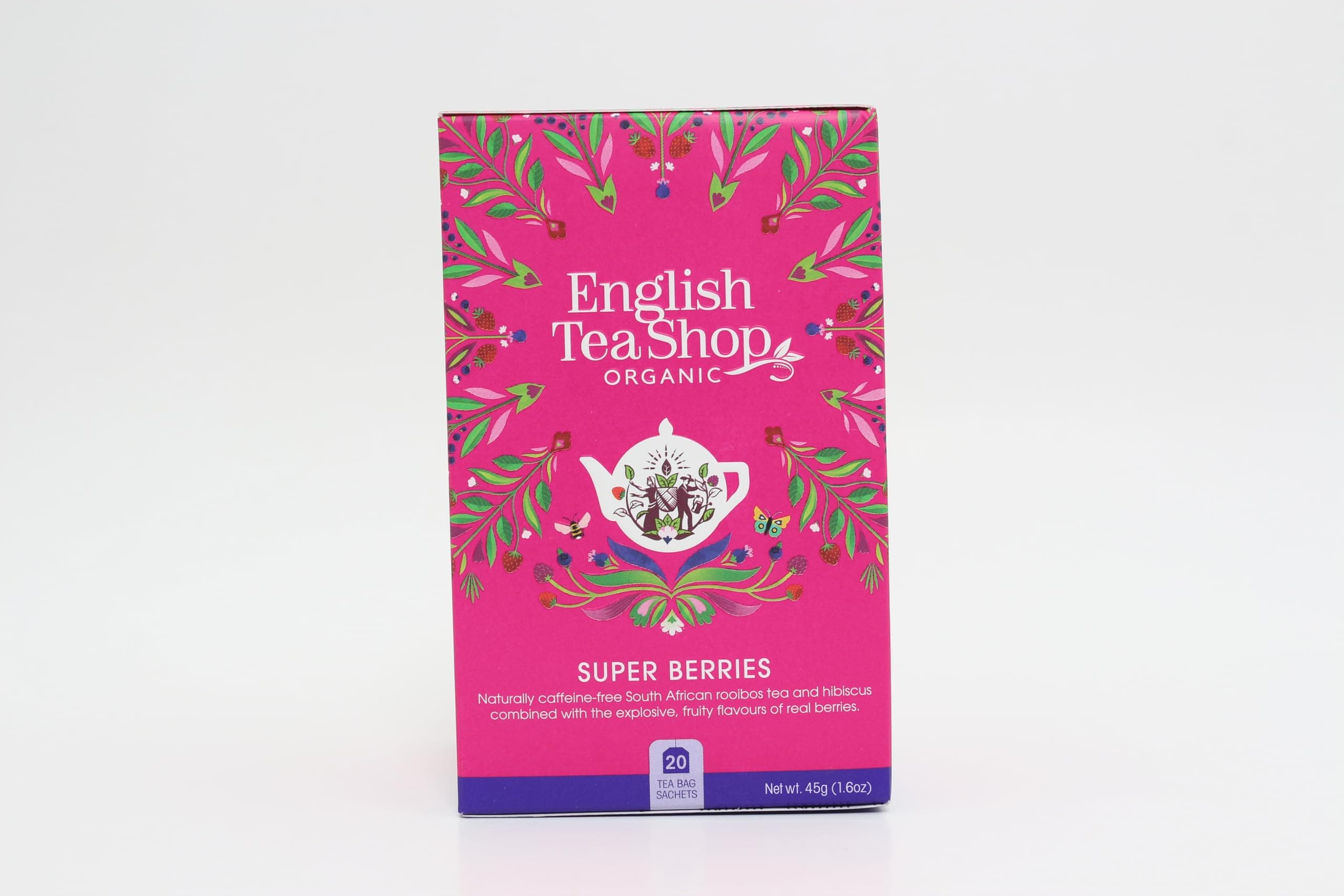 English Tea Shop - Super Berries - Pack of 20 Tea Bag Sachets, 40 g