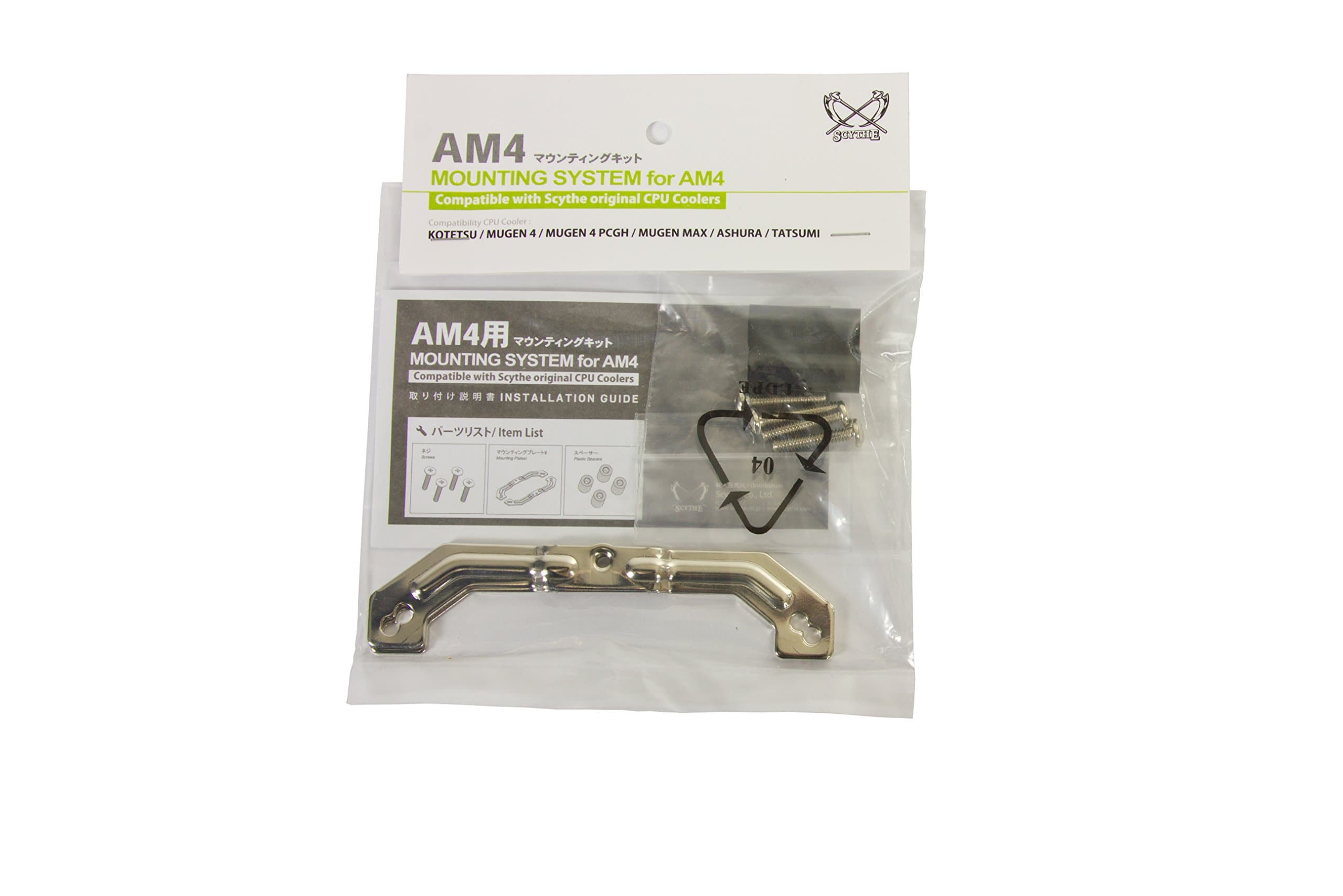 AM4 Mounting System for Scythe Kotetsu, Mugen 4, Mugen Max, Ashura, Tatsumi (SCAM4-1000A)