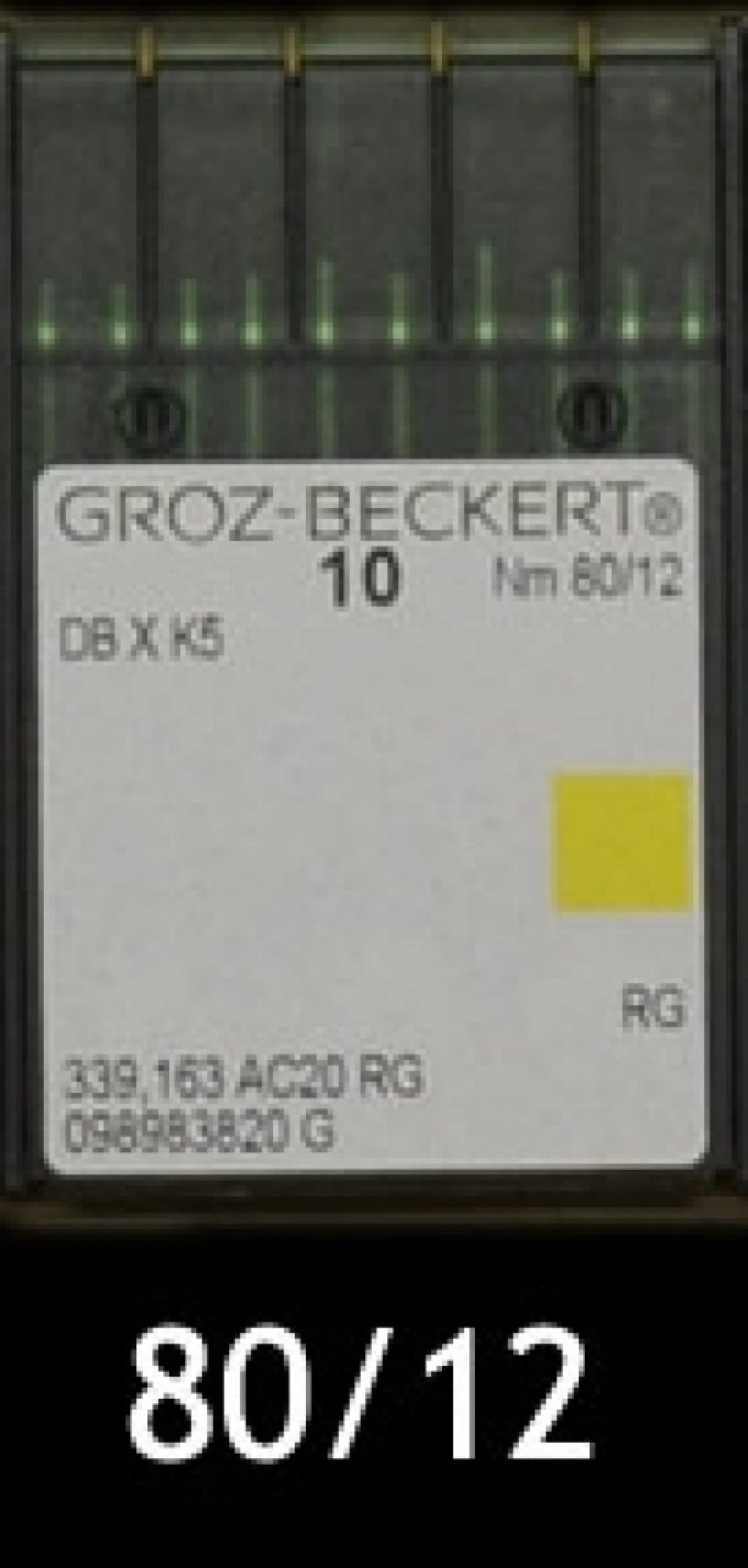 Sewing machine needles Round-Bottomed Flask 10 Needles for embroidery machines, Size 80/12, #04