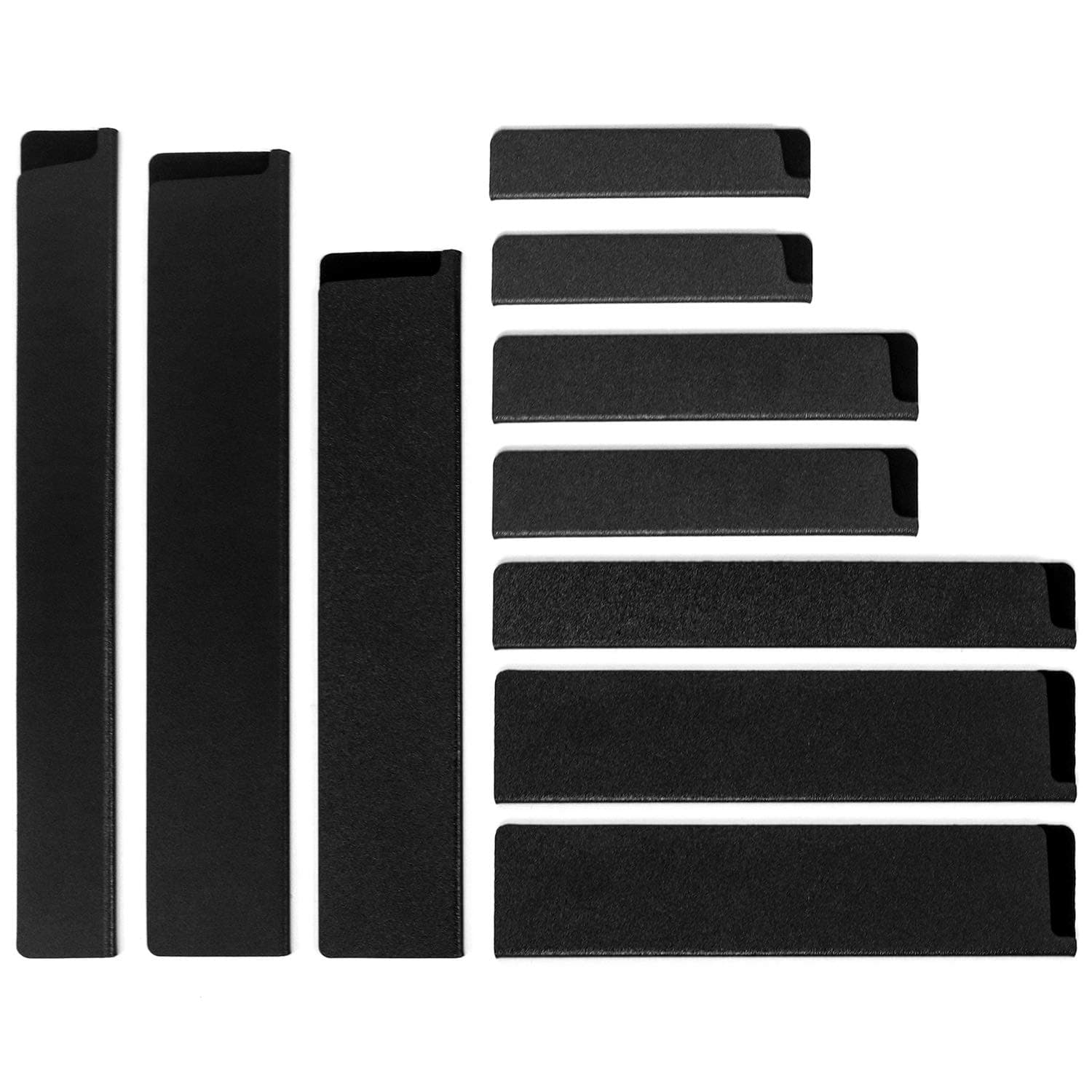 – Set of 10 Knife Edge Guards, Knife Sheath Sleeves, Universal Blade Cover Protector Made of ABS Plastic