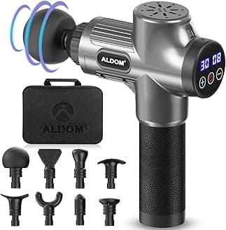 ALDOM Massage Gun（Silvery Grey）