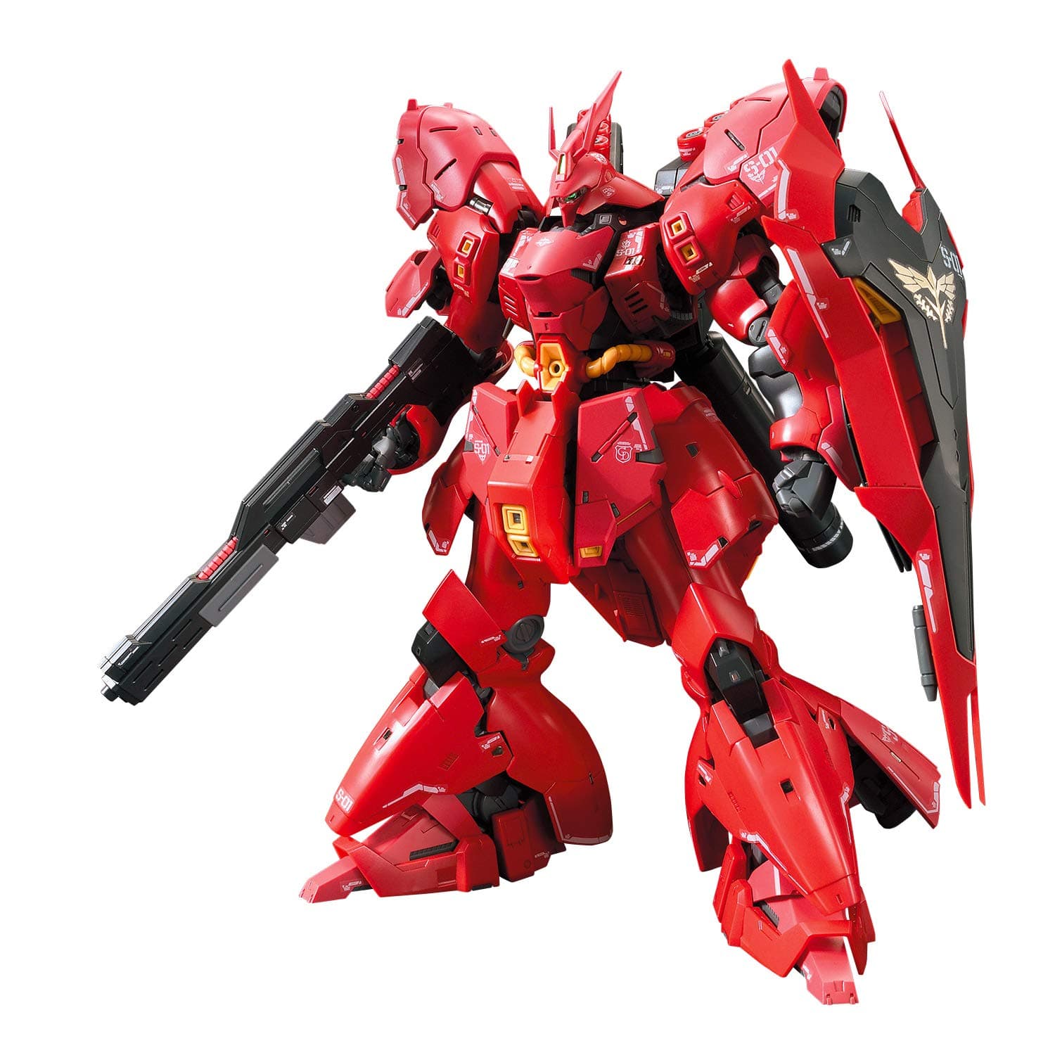 Bandai Spirits RG Mobile Suit Gundam Char's Counterattack Sazabi, 1/144 Scale, Color-Coded Plastic Model