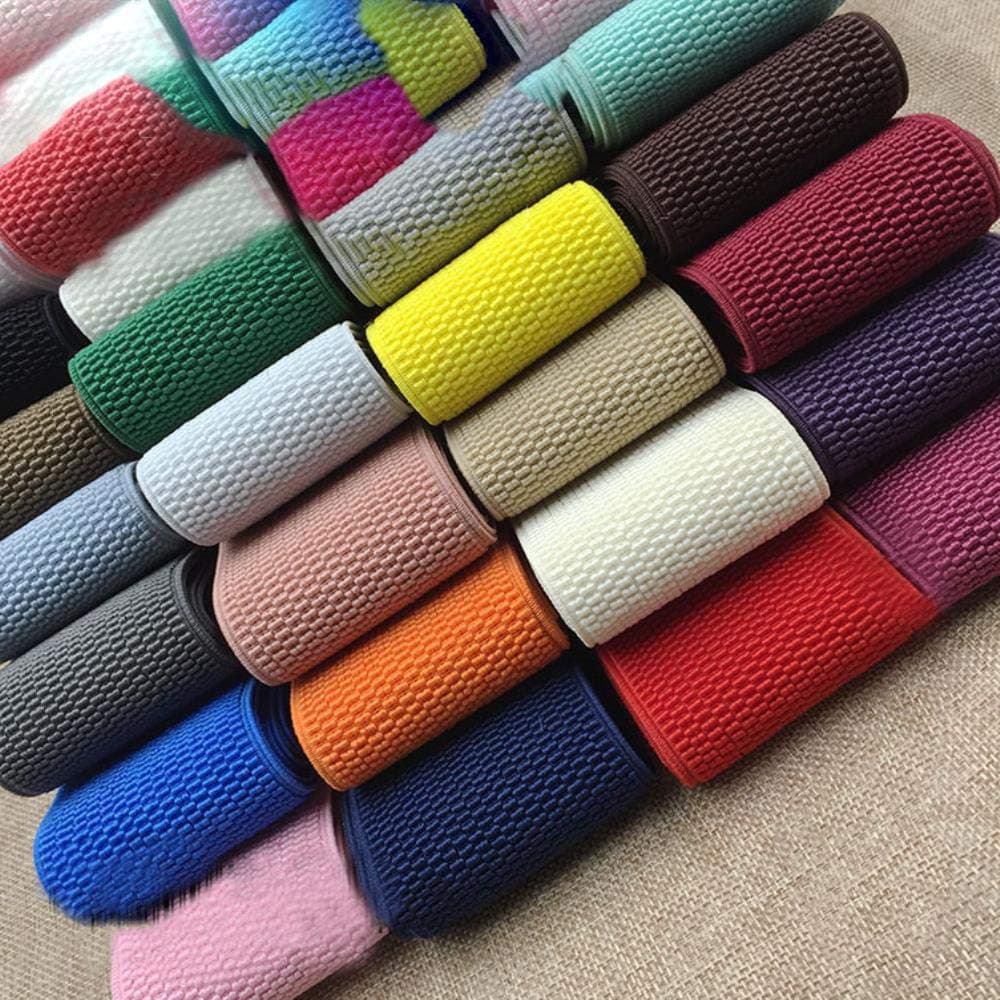 Width 6cm Elastic Webbing Band Binding Tapes Waist Elastic Band for DIY Bags Belt Garment Clothing Tent Decor Accessories,8 Navy Blue,60mm