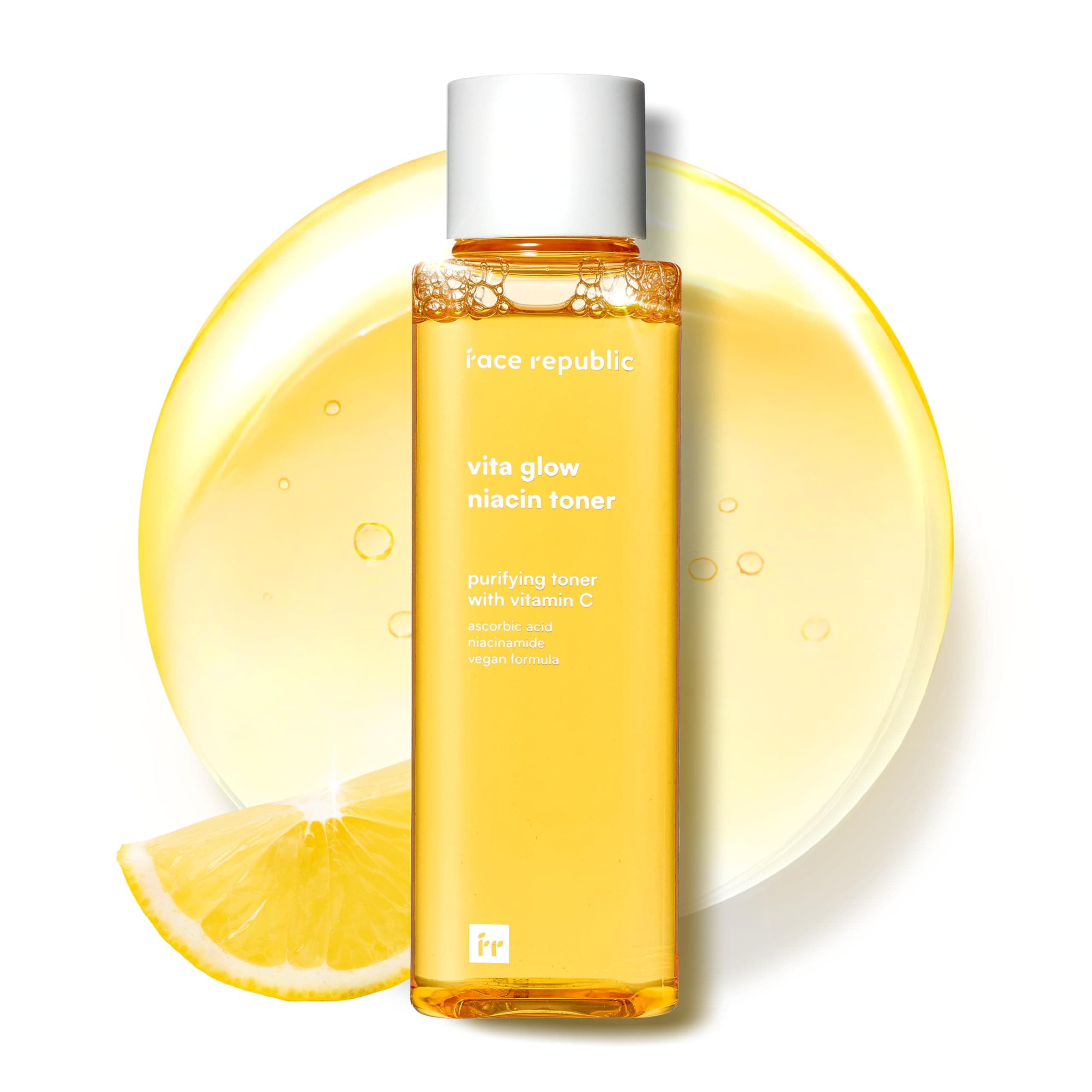 Vita Glow Niacin Toner 160ml 5.41 fl oz | Vitamin Complex | Vitalizing & Purifying | Radiant Glow for Dull Skin | 7 Hyaluronic Acids, Vitamin C, Niacinamide | Vegan Korean Skincare