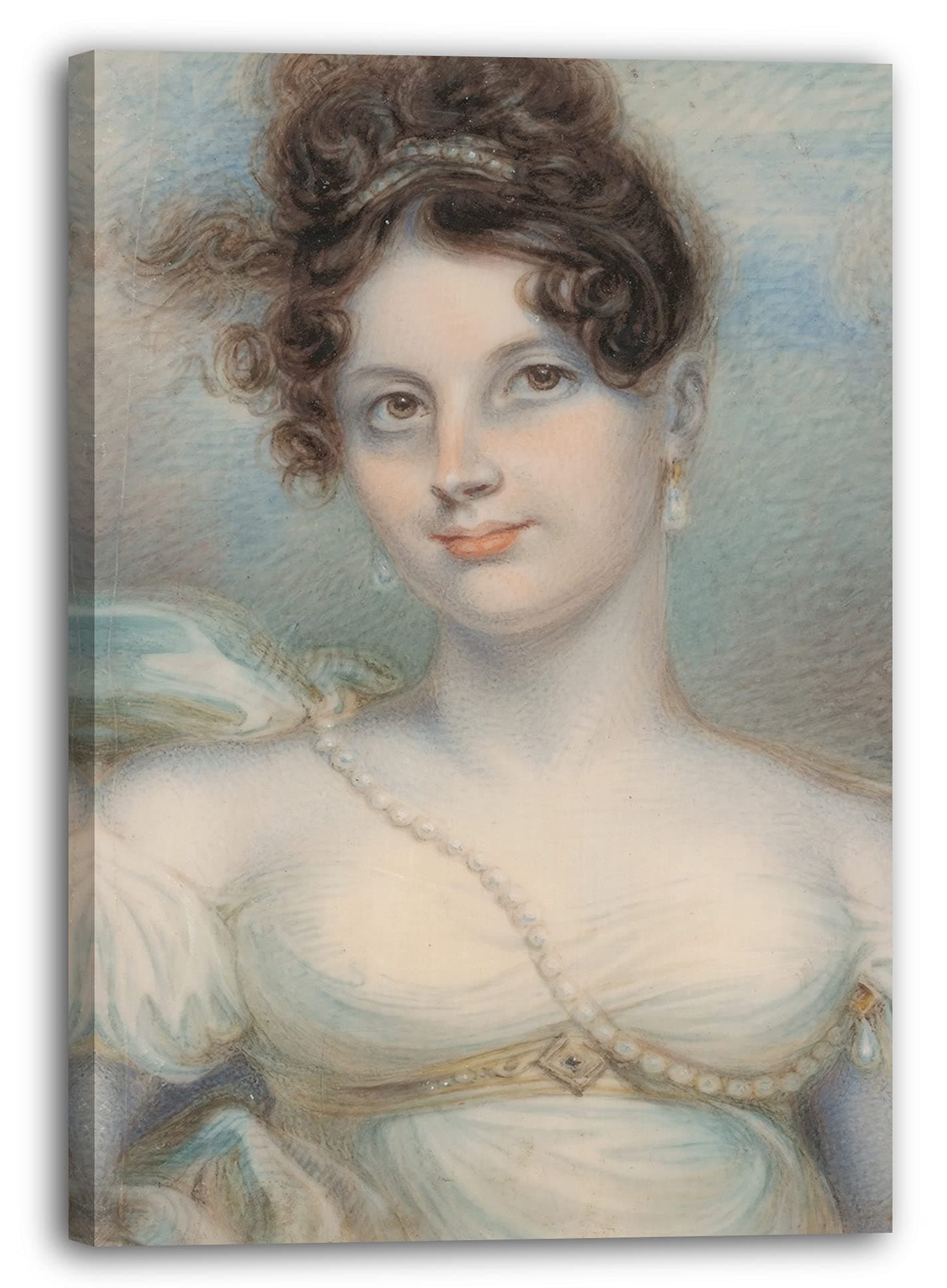 Canvas Print Robert Fulton - Mrs. Manigault Heyward (Susan Hayne Simmons)