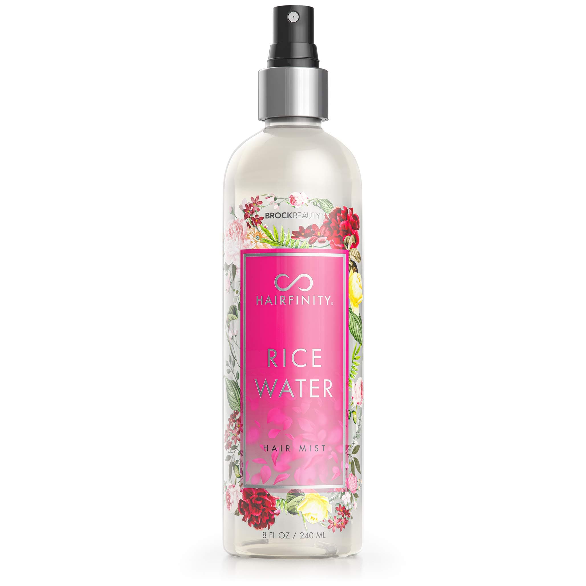 Rice Water Hair Mist - Silicone & Sulfate Free Growth Formula - Best for Damaged, Dry, Curly or Frizzy Hair - Thickening for Thin Hair, Safe for Keratin and Color Treated Hair 8oz