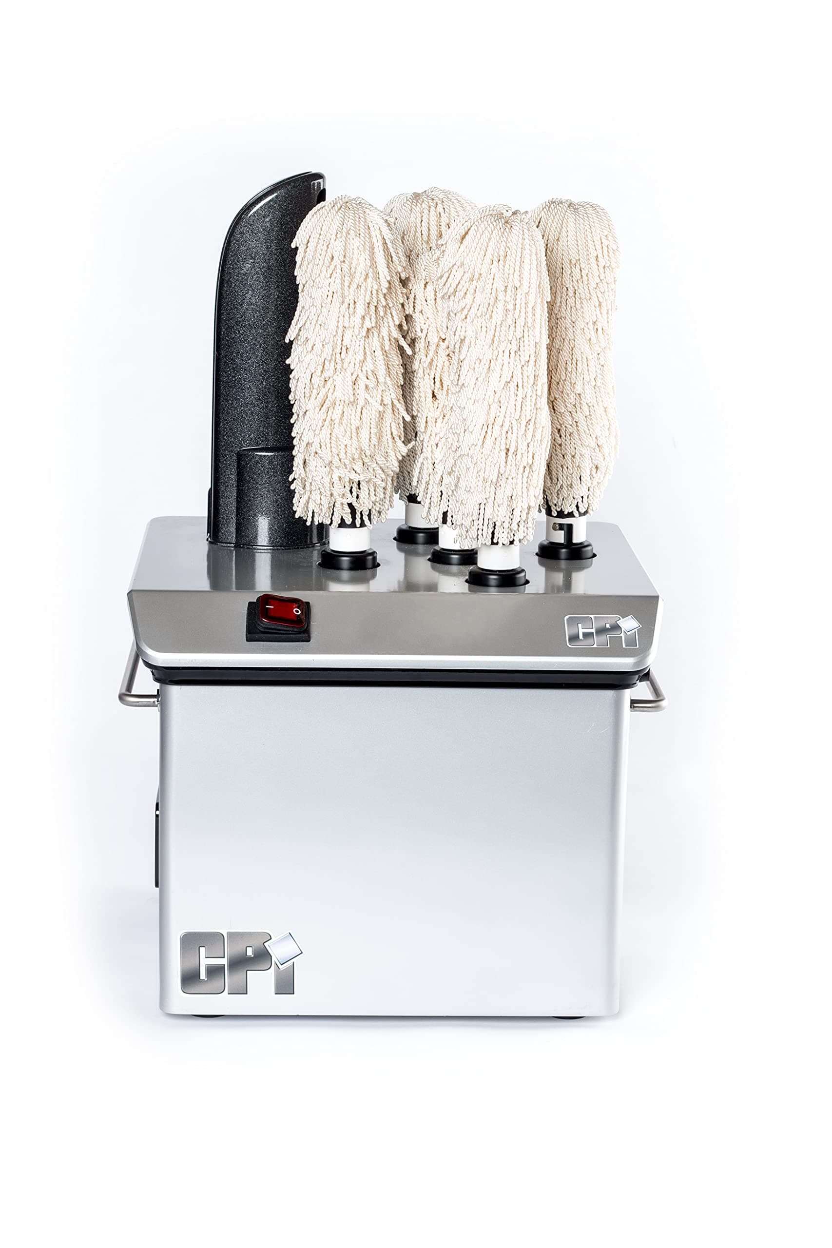 Stemshine Pro Glass Polisher, GP5 - A Quick and Easy Way to Polish and Dry Glassware (Black)