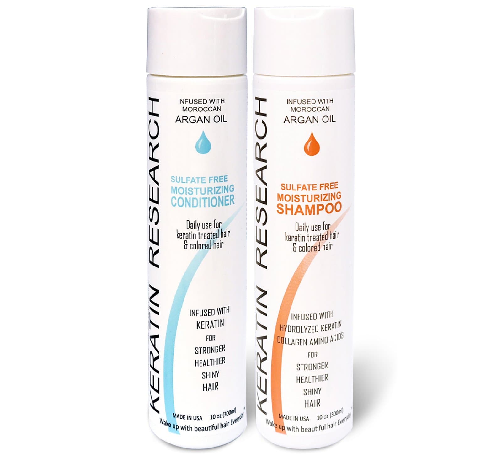 Sulfate Free After Care Shampoo and Conditioner for Global Complex Brazilian Hair Treatment 2 Bottles Value Set