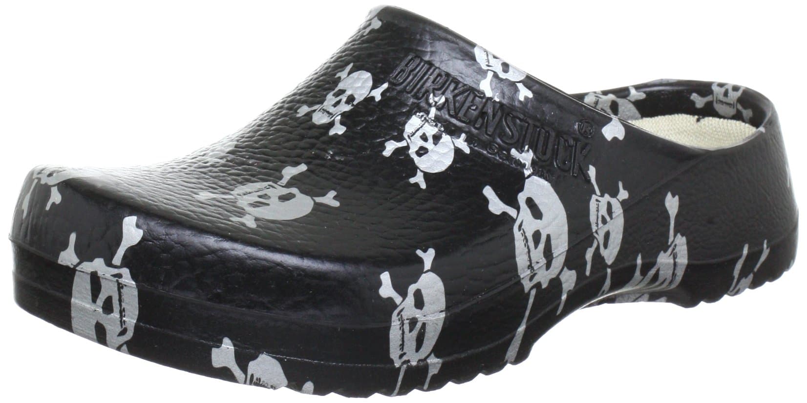 Birkenstock - clogs Super-Birki , black skull ,Alpro-Foam size 47.0 regular,Item no 068611