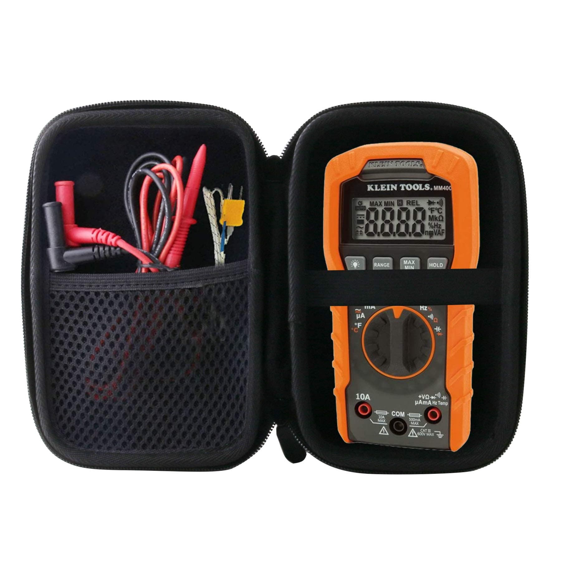 WERJIA Hard Carrying Case for Klein Tools MM400 Multimeter，Protective Travel Storage Bag
