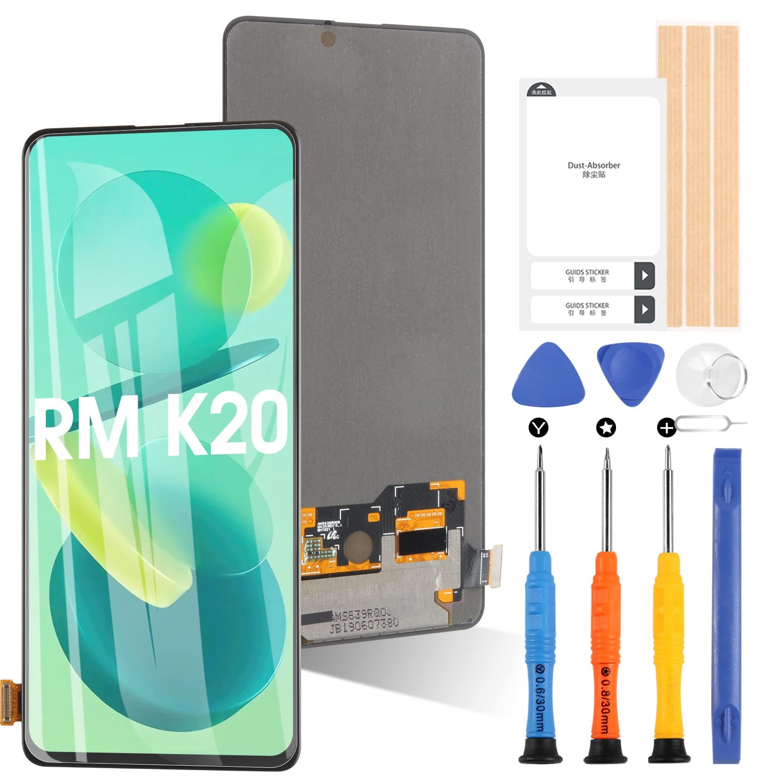 OLED for Xiaomi Redmi K20 Screen Replacement for Xiaomi Mi 9T LCD Display Mi 9T PRO Touch Screen K20 Pro Digitazer M1903F10G Assembly with Tools
