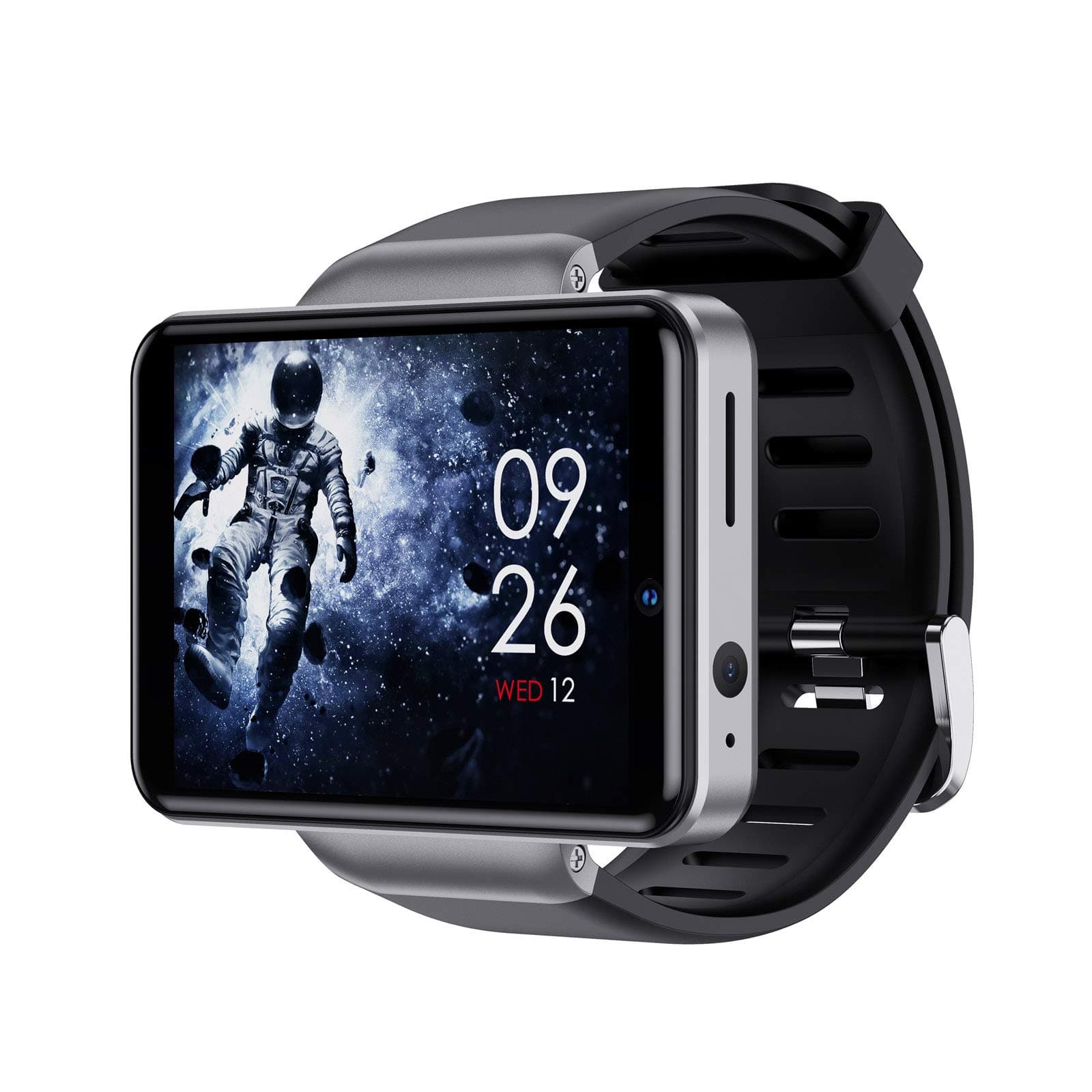 Smart Smart Watch DM101 4G Smart Watch WiFi BT Smartwatch 2.41-inch Touch Screen Android 7.1 3GB+32GB Dual 5MP+2MP IP67 Waterproof Support Nano SIM Card