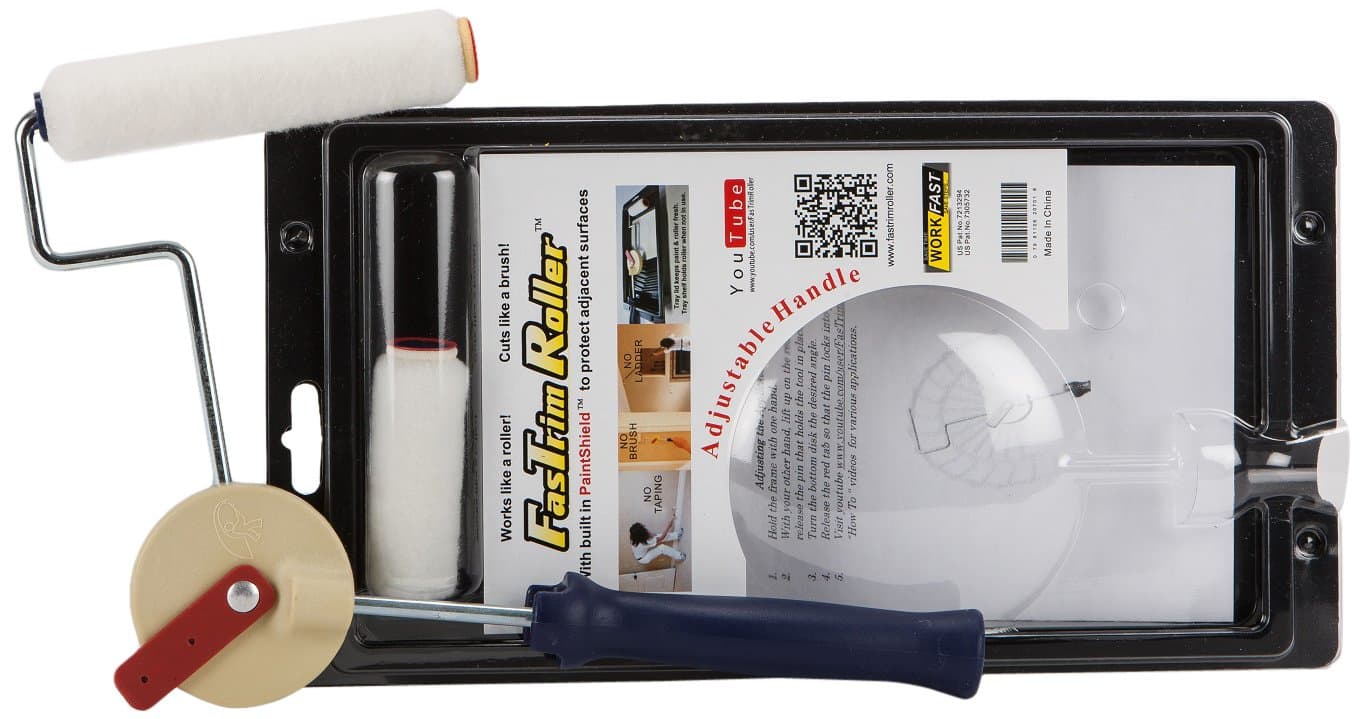 FTK1-4 Trim and Edging Kit with 1 Handle, 1 Tray, 1-3 and 1-5-Inch PaintShield Edger Rollers, 4-Piece