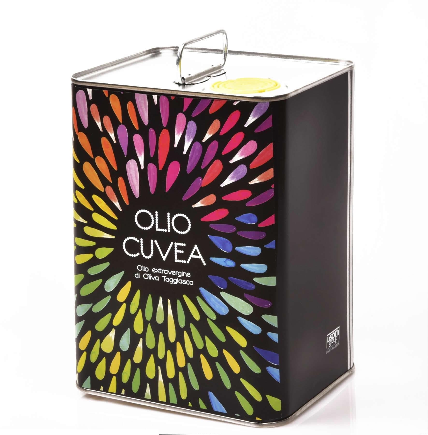 Taggiasca Extra Virgin Olive Oil Cuvea 3 l. - Produced by Our Farm in Rocchetta Nervina (Liguria)