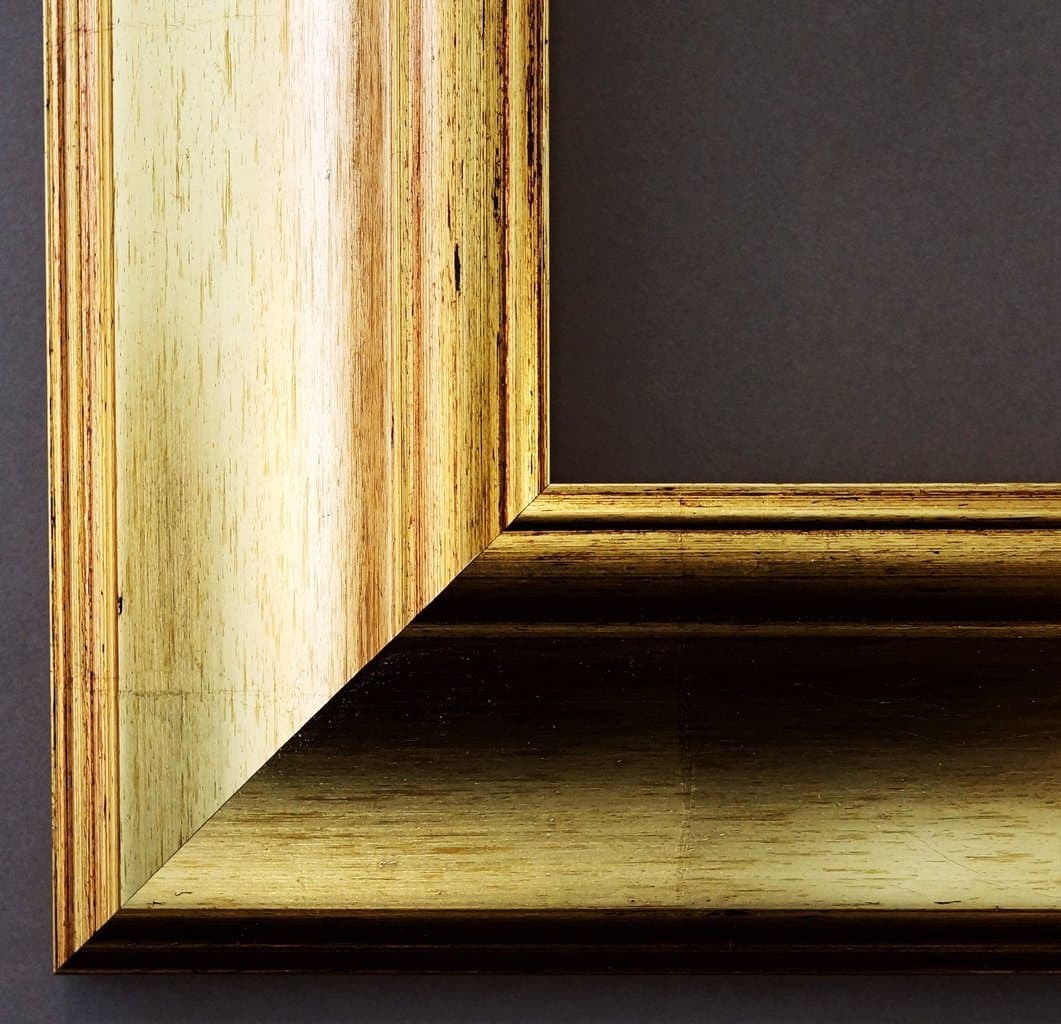 Bilderrahmen Acta 006 4 FEATURES Different Colours of Gold 6.7 – 80 x 120 cm, Empty Frame Without Glass with Hanger, Gold, 80 x 120 cm