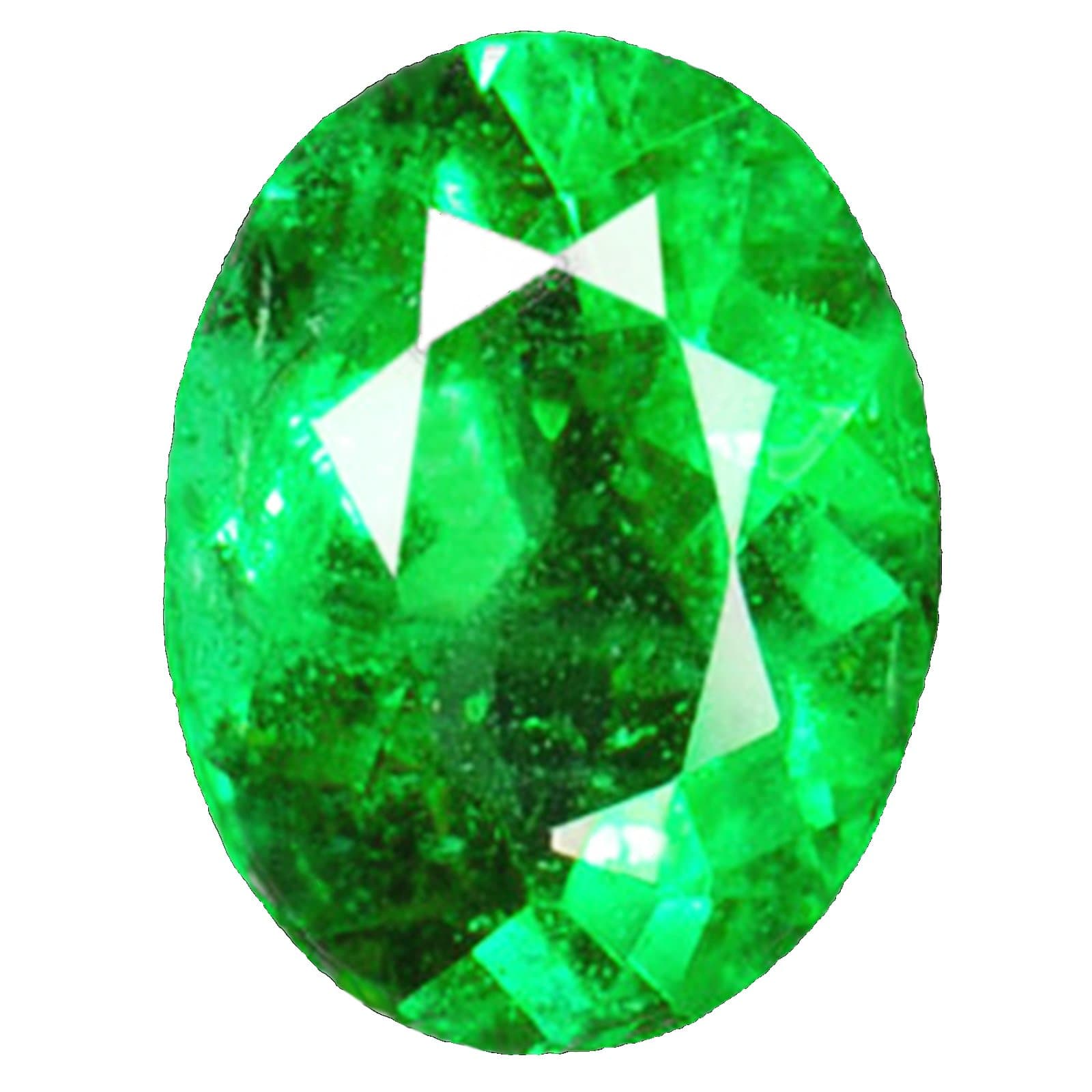 0.37 Ct. Natural Emerald - Oval Cut From Colombia - Loose Gem, Colombian Gemstone
