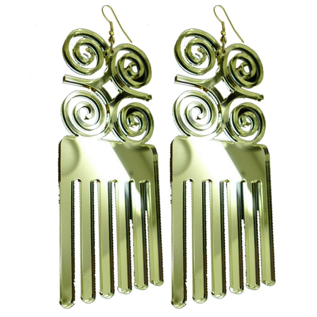 Heart Razor Blade & Comb Laser Cut Acrylic Earrings Collection