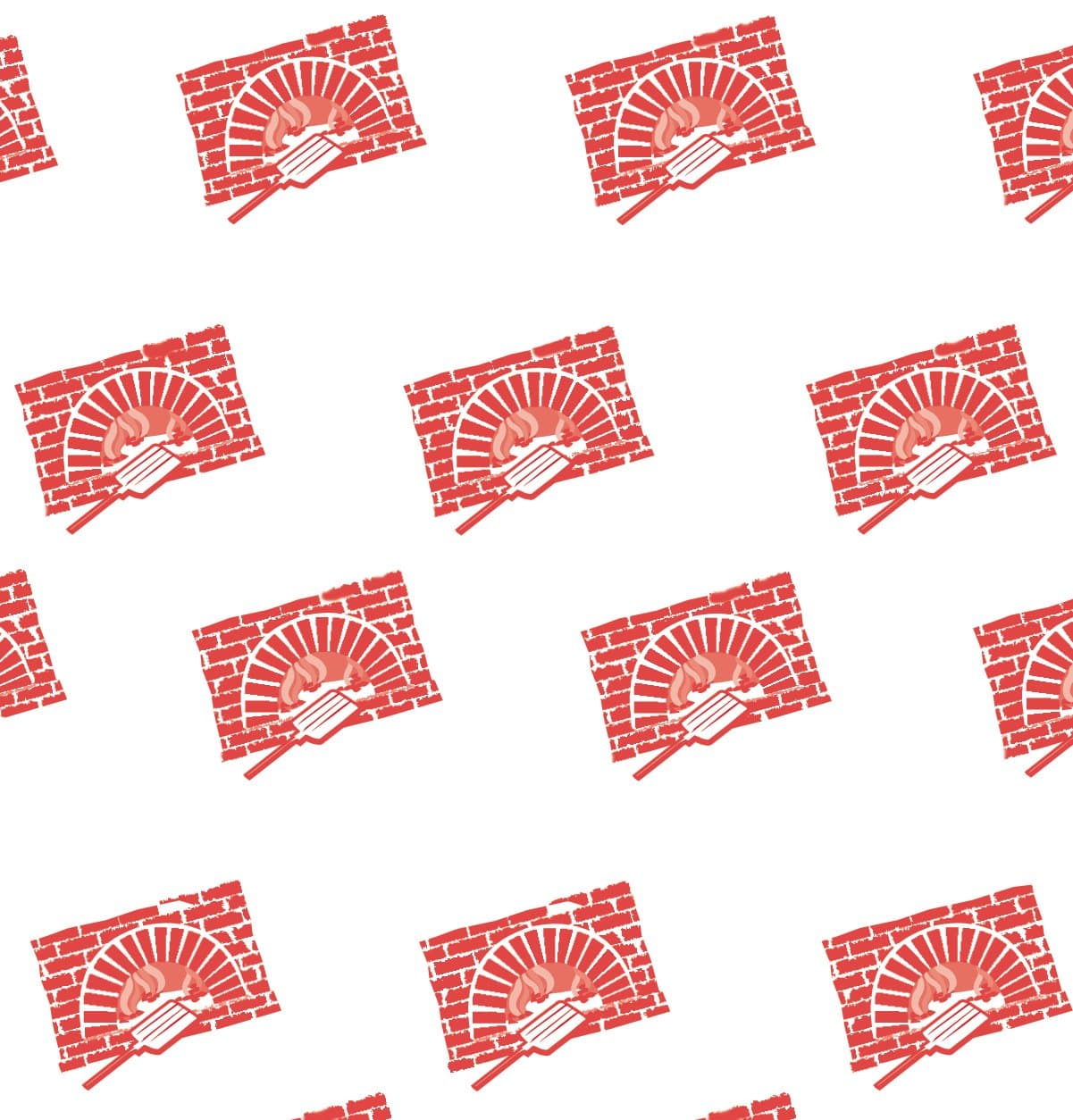 RestaurantWraps.com Waxed Sheets, Basket Liner and Food Wrap, 12" x 12", Brick Oven Print (3 Packs of 1000 Sheets)