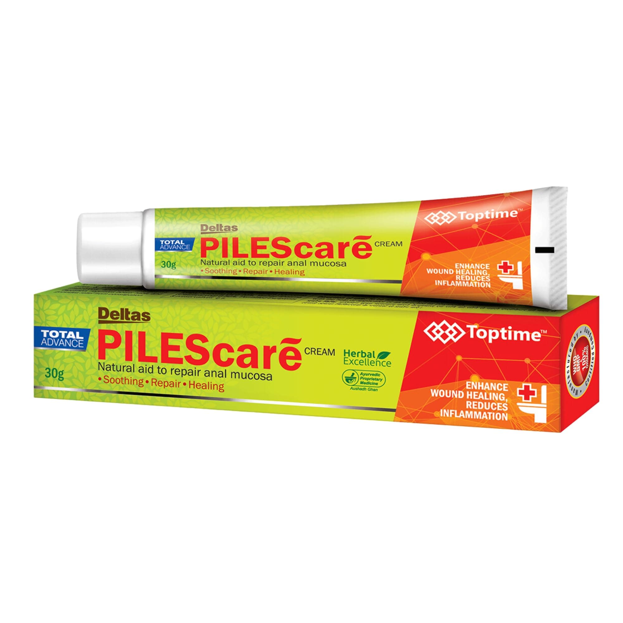 Toptime Deltas Pilescare Cream(set of 3)