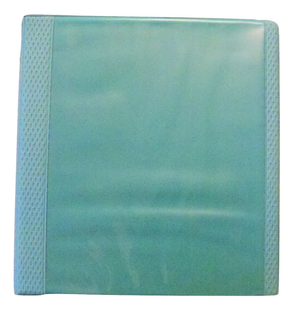 Carolina PadStudio C 1" Vinyl X-TRM Heavy Duty 3-Ring Binder with Pockets ~ View Front (Light Blue; 11" x 11. 5" x 2")