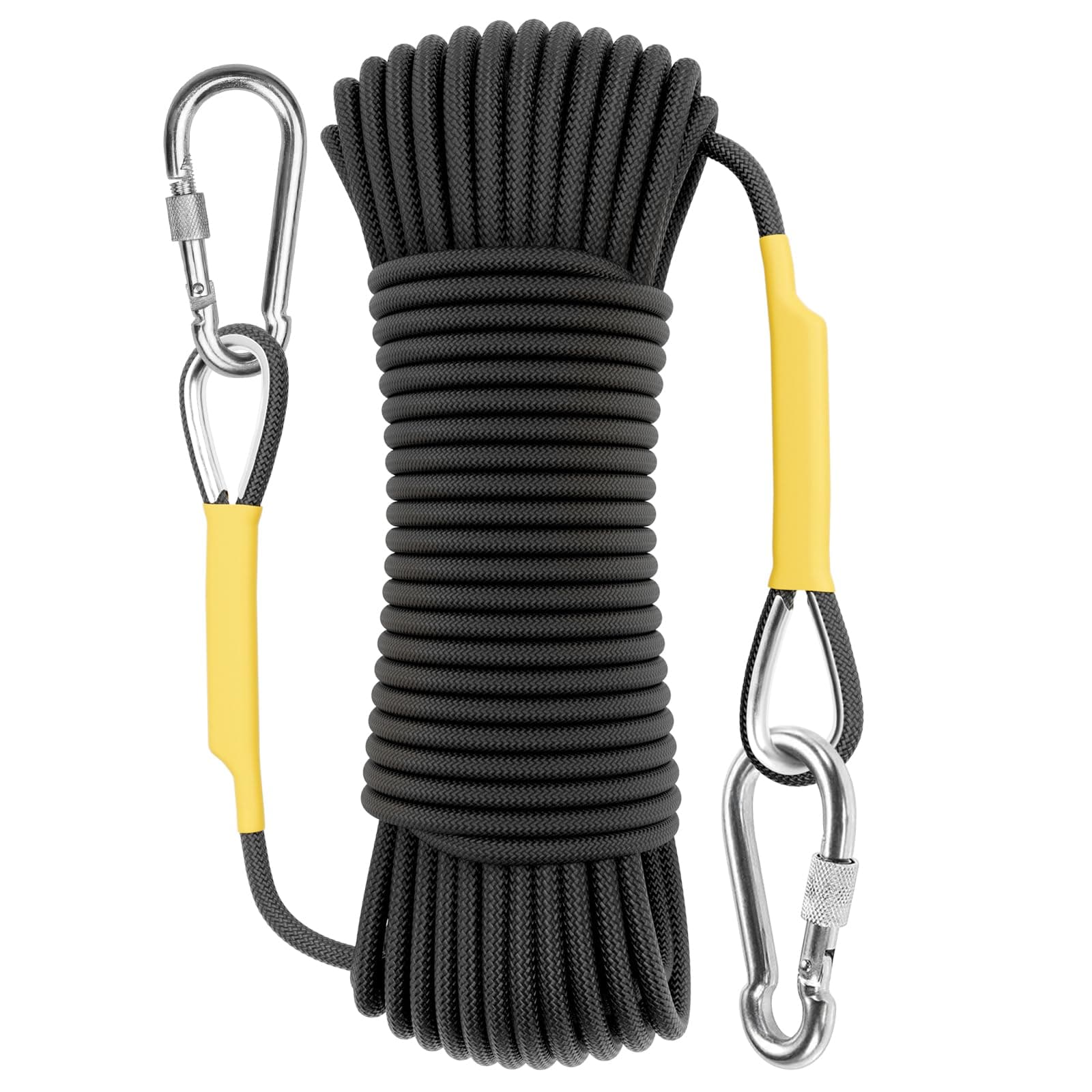 X XBENOutdoor Climbing Rope 10M(32ft) 20M(64ft) 30M(96ft) 50M(160ft) 70M(230ft) 152M(500FT) 352M(1000FT) Static Rock Climbing Rope for Escape Rope Ice Climbing Equipment Fire Rescue Parachute
