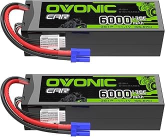 3S LiPo Battery 6000mAh 11.1V 130C RC Battery with EC5 Connector