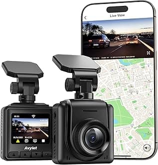 – Dash Cam 2K, 1440P WiFi Dashcams with APP, External GPS, 1.5'' IPS Screen, Front Dash Camera for Cars, Mini Car Camera, WDR Night Vision, 24H Parking Monitor, Loop Recording, G-Sensor
