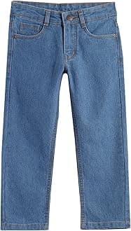 Urbano Juniors Boy's Light Blue Slim Fit Washed Denim Jeans Stretch
