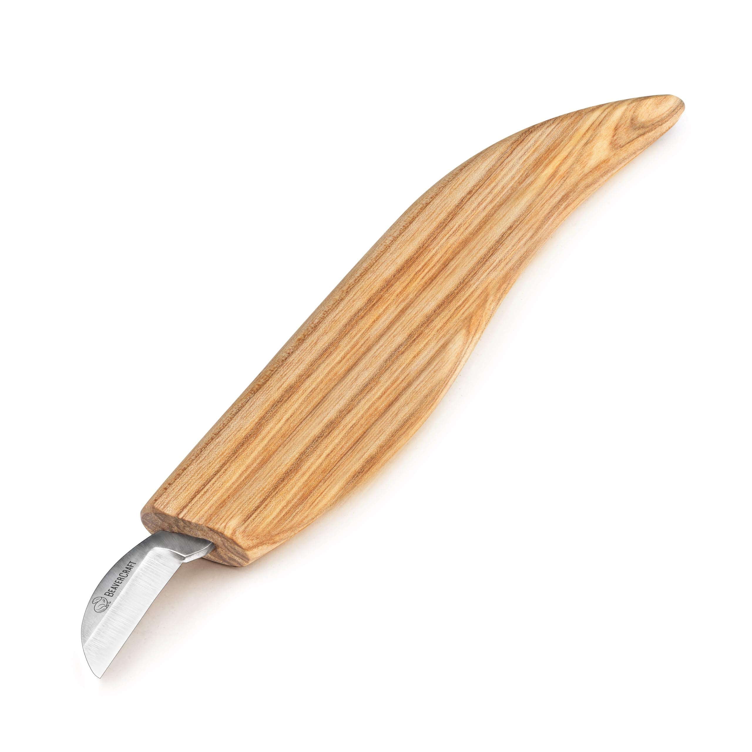 BeaverCraft Chip Carving Knife C6 1" - Wood Carving Tools for Beginners and Kids - Small Whittling Knife for Detail