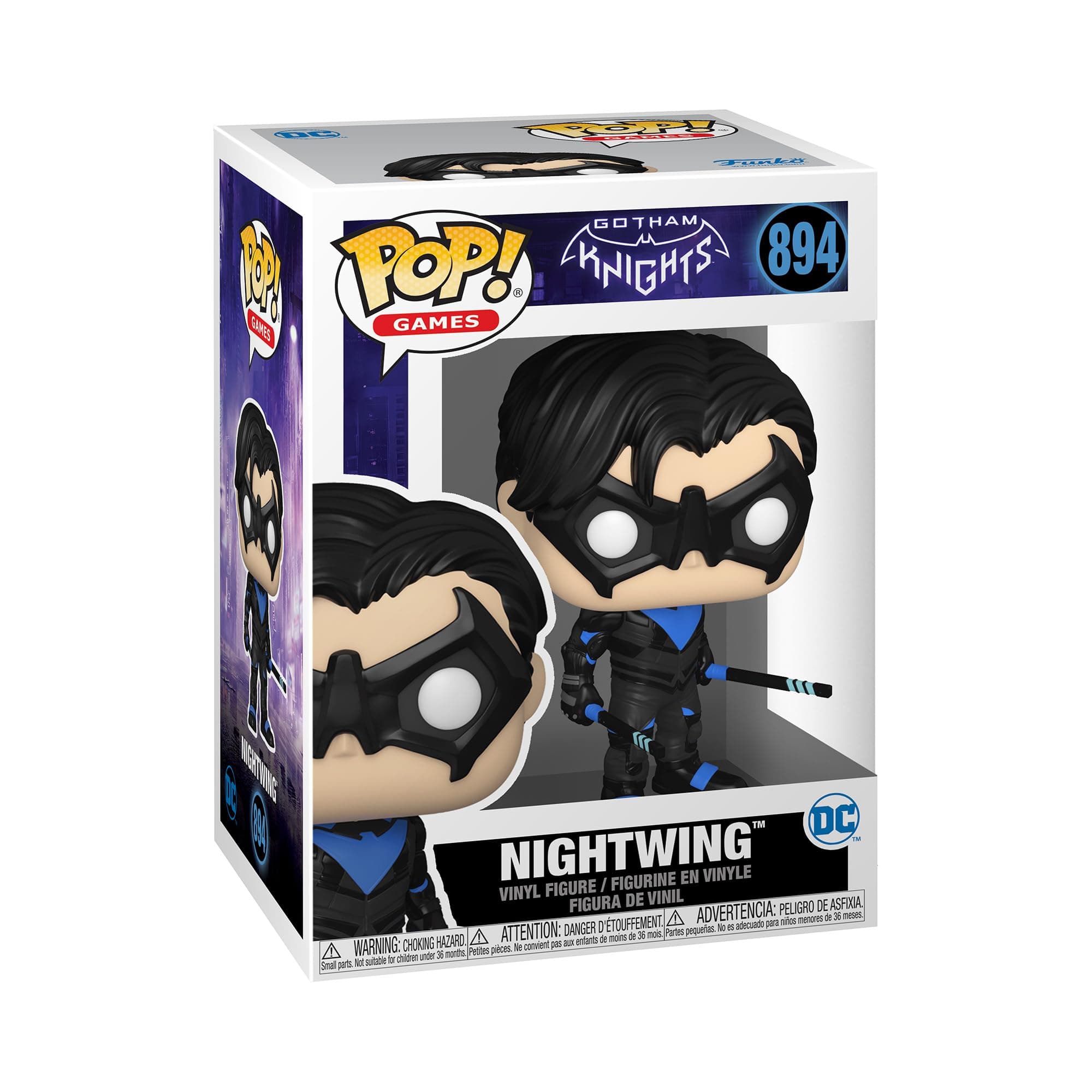 Funko POP! Games: Gotham Knights - Nightwing - Batman - Collectable Vinyl Figure - Gift Idea - Official Merchandise - for Kids & Adults - Video Games Fans - Model Figure for Collectors and Display
