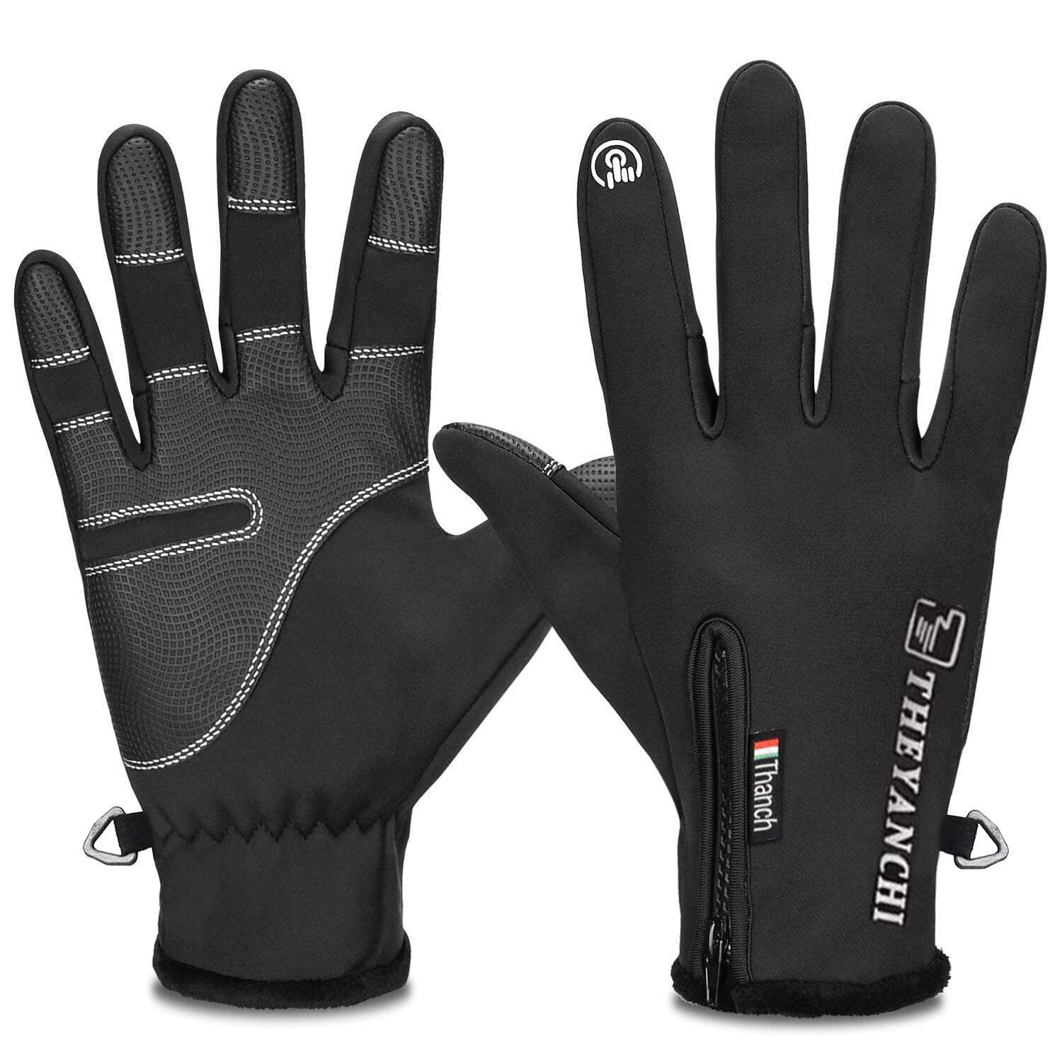 ELOKI Touch screen warm gloves,hiking Gloves Winter Windproof Gloves Outdoor Sports Gloves For Men/Women Winter Gloves Non slip gloves for Cycling Driving Climbing Running Camping Hiking etc, XXL