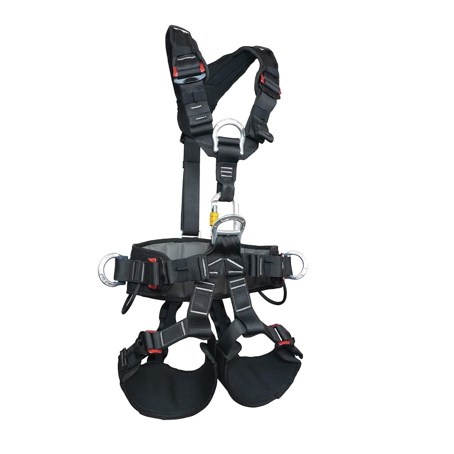 Full Body Climbing Harness Can Be Inverted Thicken Widen Protect Waist Safety Harness Tree Work Rock Climbing Mountaineering Rescuing Work at Height
