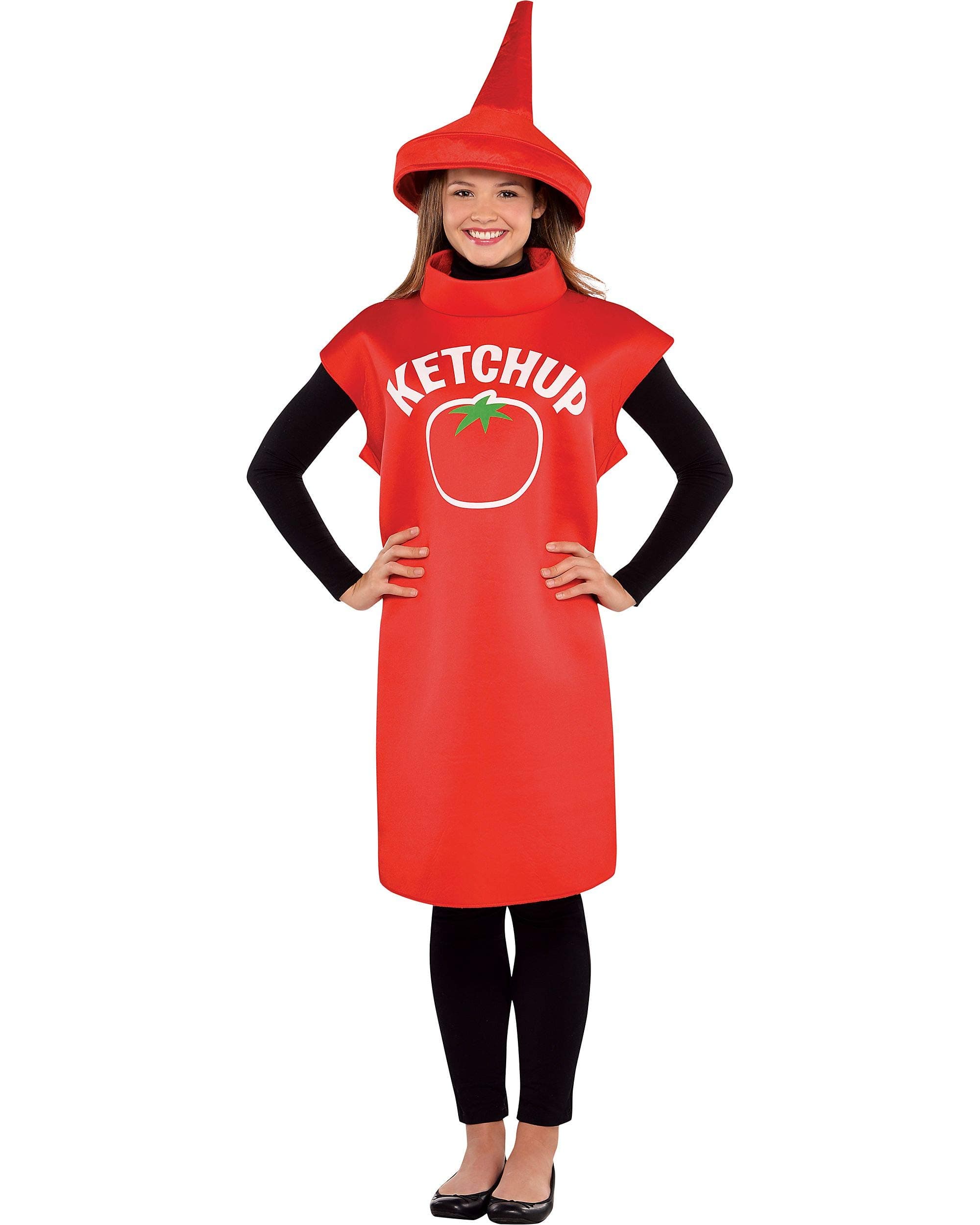amscan (PKT) (Fix 6/6) (844267-55) Adult Ketchup Bottle Costume (Standard)