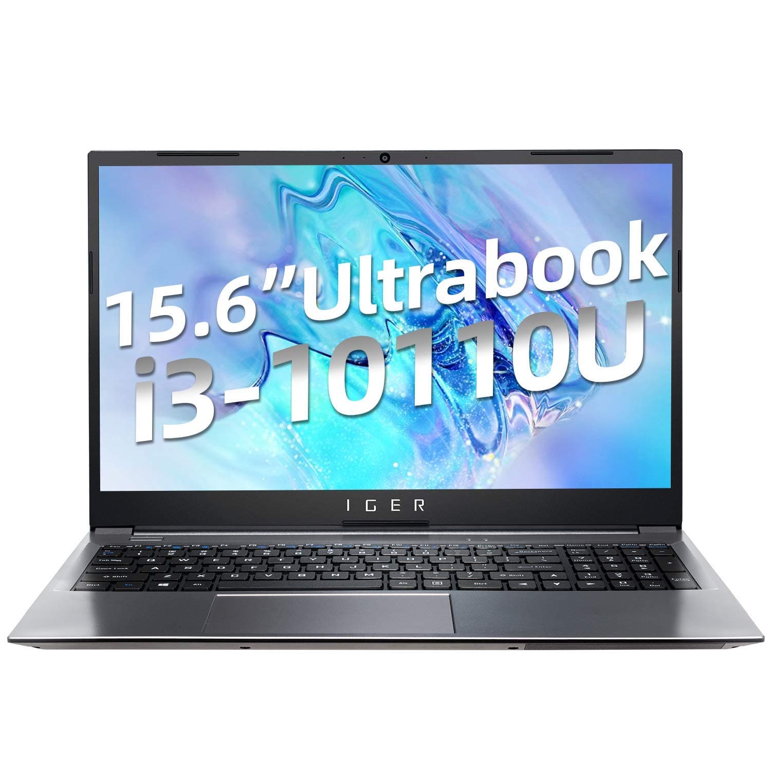 Thunderobot Ultrabook Laptop - Intel Core i3-10110U Ultrathin Notebook, 19.7mm Thin 1.59kg Weight UMA, 16GB RAM, 512GB NVMe SSD, 15.6 inches IPS FHD Display, Win10 for Student, Office Use IGER E1