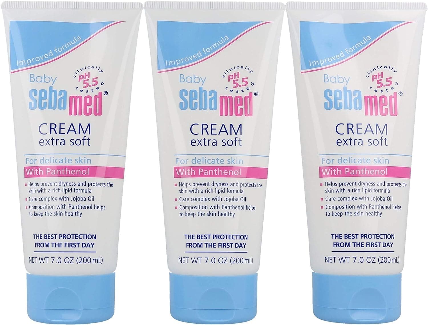 Baby Cream Extra Soft, 7 Ounce, 3 Pack