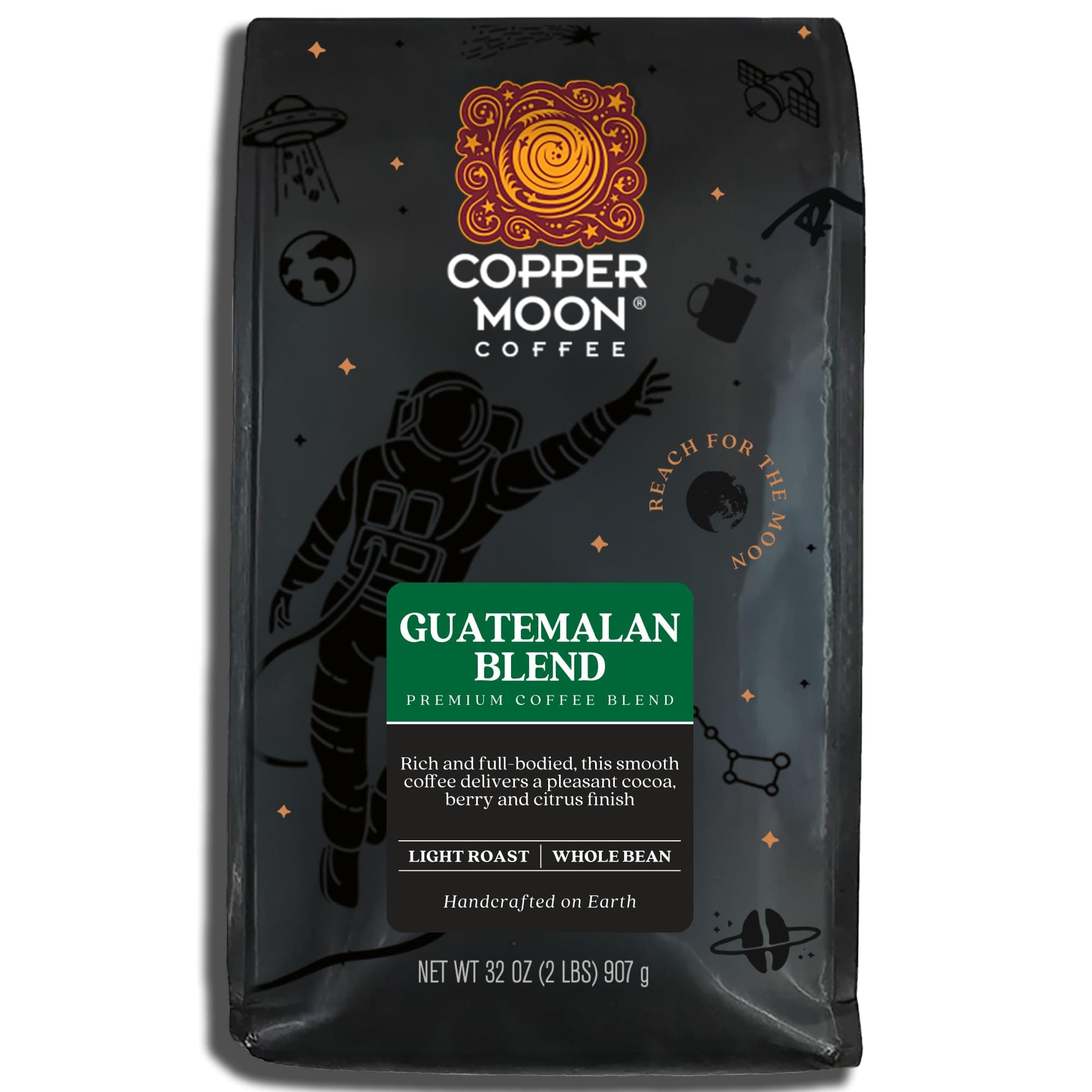 Guatemalan Antigua Blend, Light Roast Coffee With A Nutty Finish, Whole Bean, 2 Lb