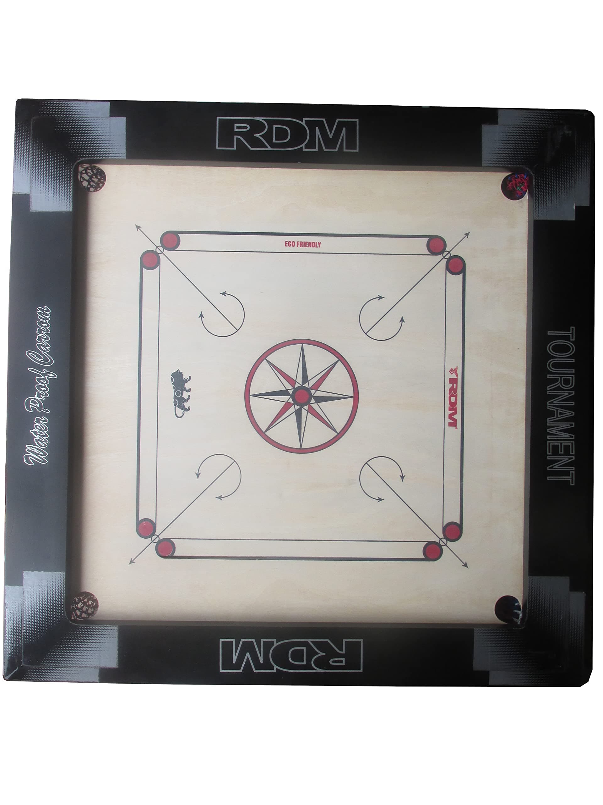 SHYAMARAJ Carrom Board (4 In x 2 In Borders) Tournament Water Protect