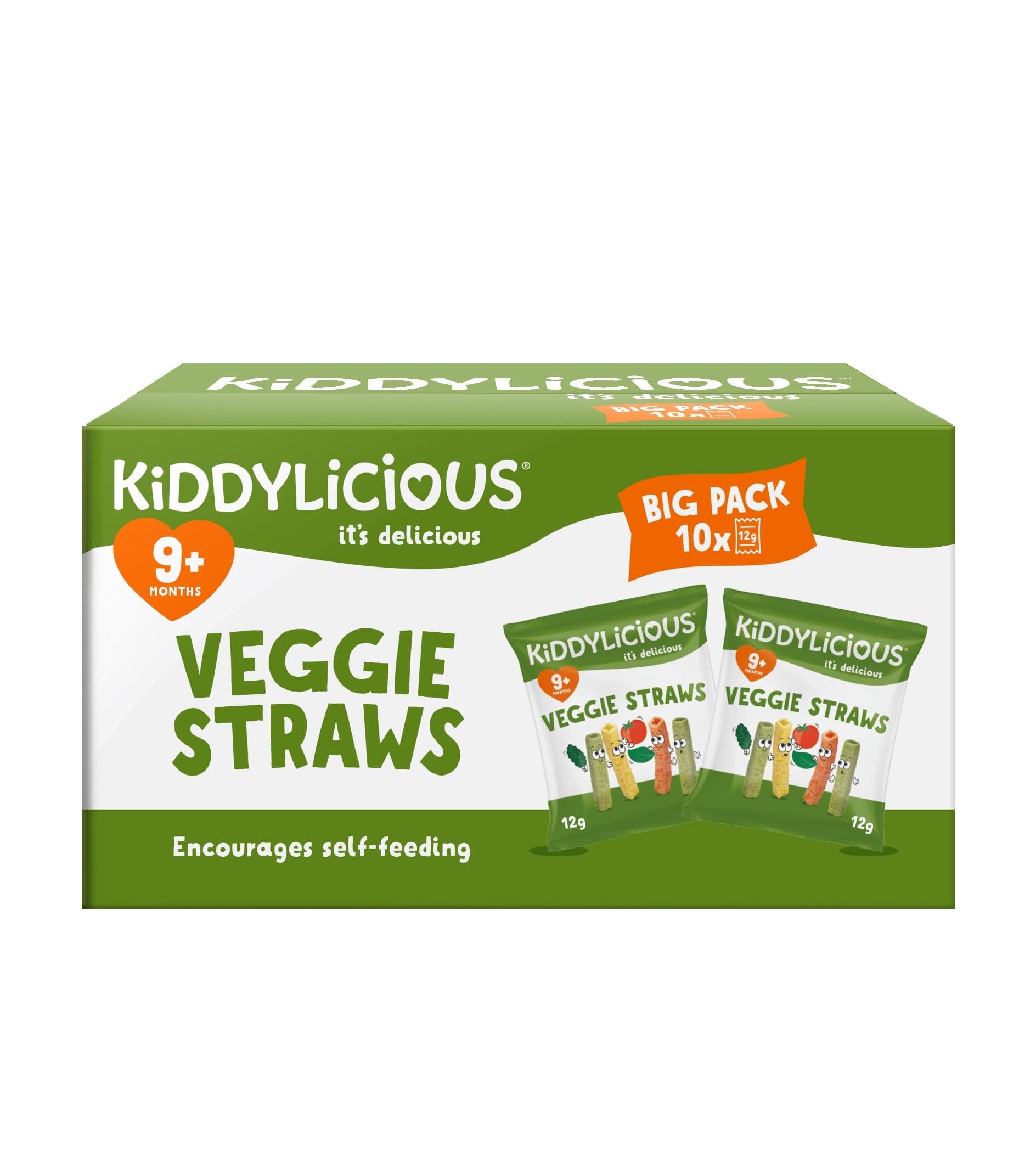 Veggie Straws Box - Delicious Snacks for Kids - Suitable for 9+ Months - 10 Packs
