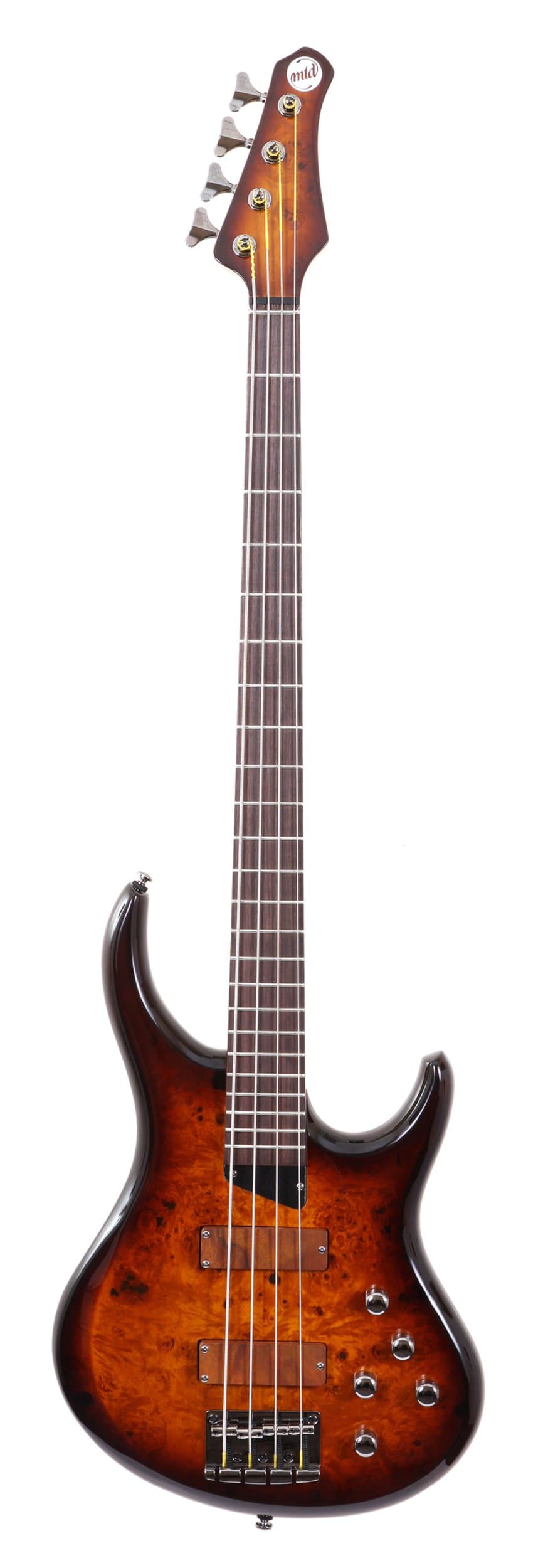 MTD Kingston "The Z" Bass Guitar (4 String, Rosewood/Tobacco Sunburst)
