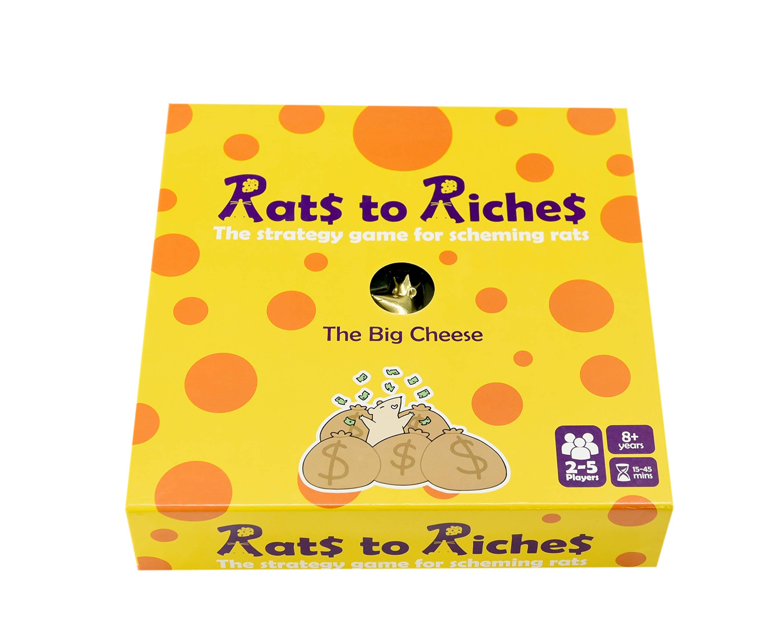 Accentuate Games Ltd AGLR2R Rats to Riches Board Game