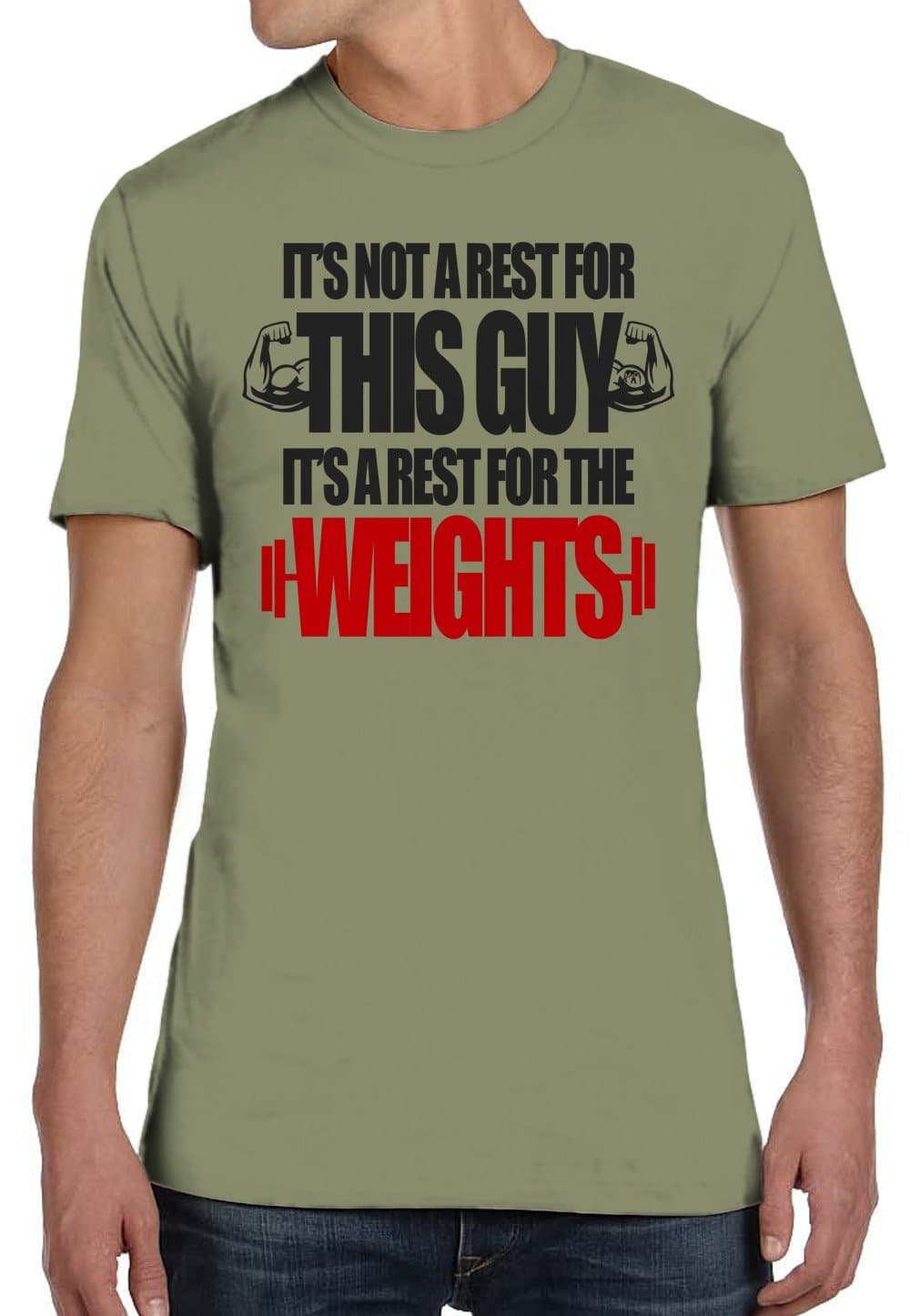 Bro Science Men's Rest For The Weights T-Shirt