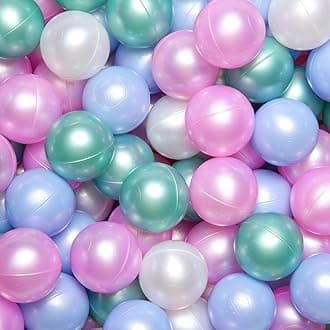 GOGOSO Ball Pit Balls for Toddlers Kids Plastic Balls for Ball-Pit Playpen Pool Baby Play Pastel BPA-Free Non Toxic Play Pastel Crush Proof Bal 50 100 200 500 1000 Count