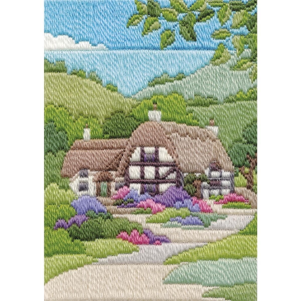 Cottages Summer Long Stitch Kit