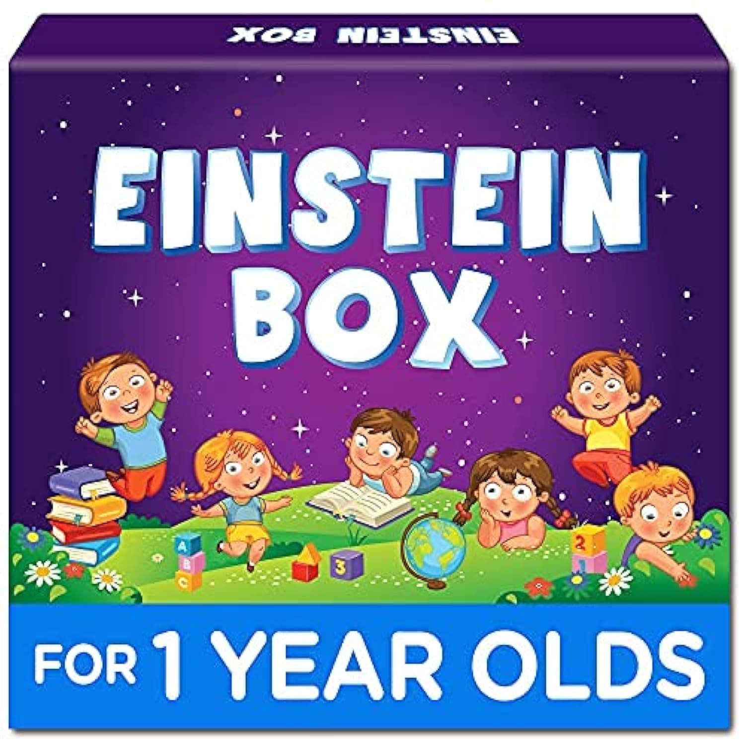 EINSTEIN BOX for 1 Year Old Boys/Girls | Gift Toys & Board Books for Kids | Learning Kit & Educational Toys | Pretend Play Set of Animal Masks | Activity Book Included, Multicolor