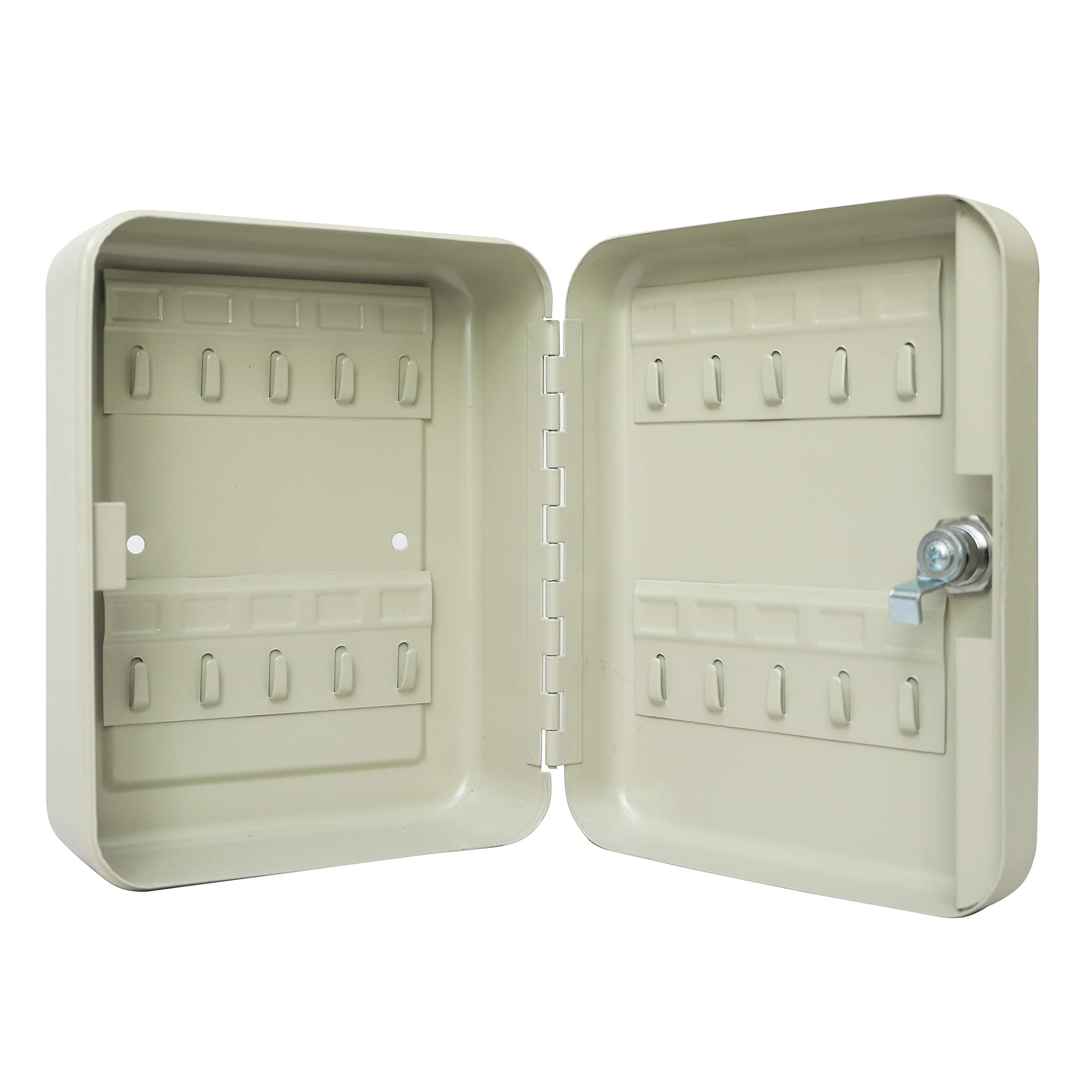 Sheel Stainless Steel Master Lock Key Box,/Small Key Lock Box/Safe Lock Key Cabinet with Wall Mount (20 Hooks)