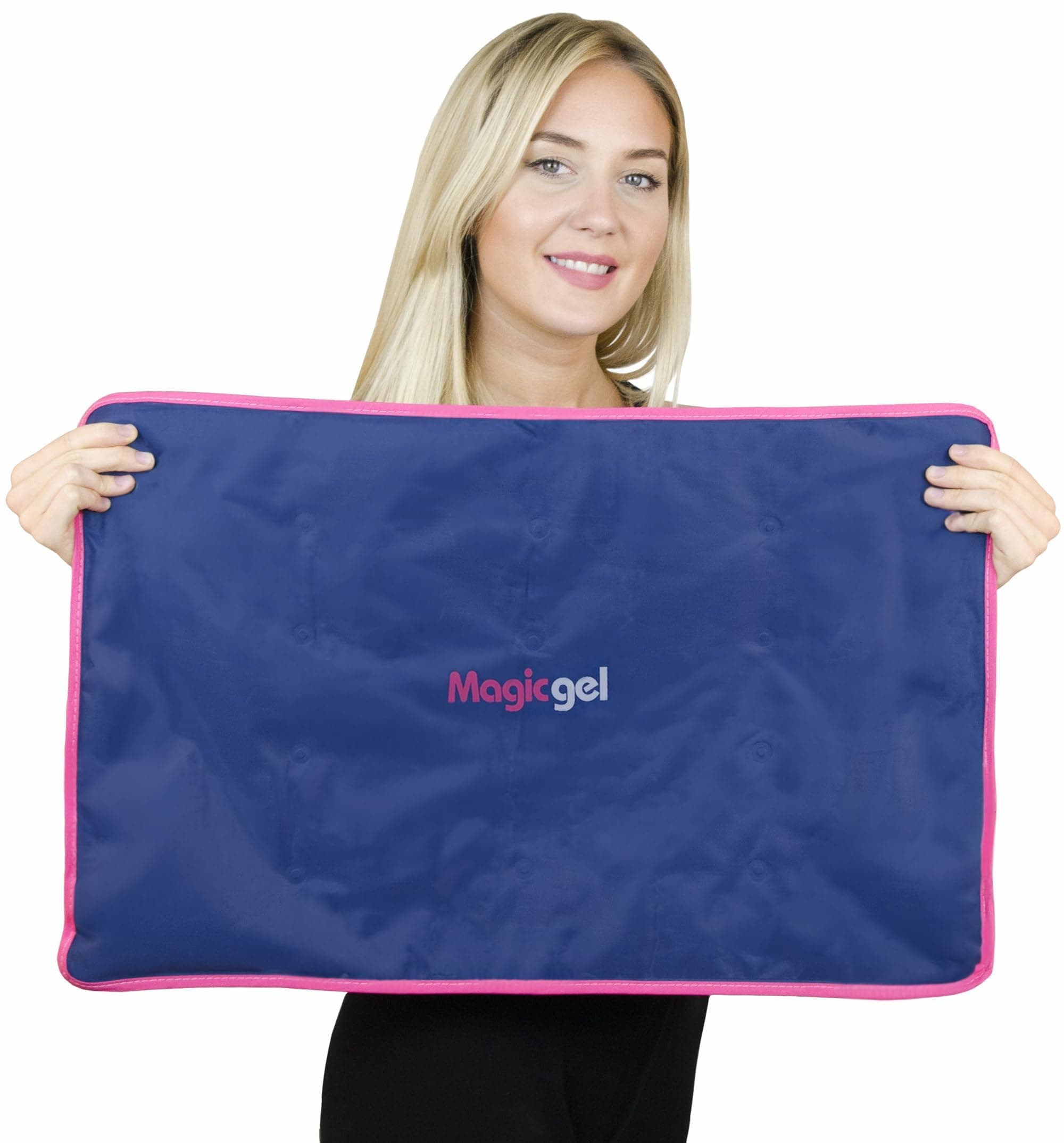 Magic Gel Extra Large Ice Pack for Back and Full Body - 59.7 cm x 38.1 cm (23.5 in x 15 in) - Use as Cold Compress for Relief - Ice Blanket for Sleeping - Reusable Ice Pad