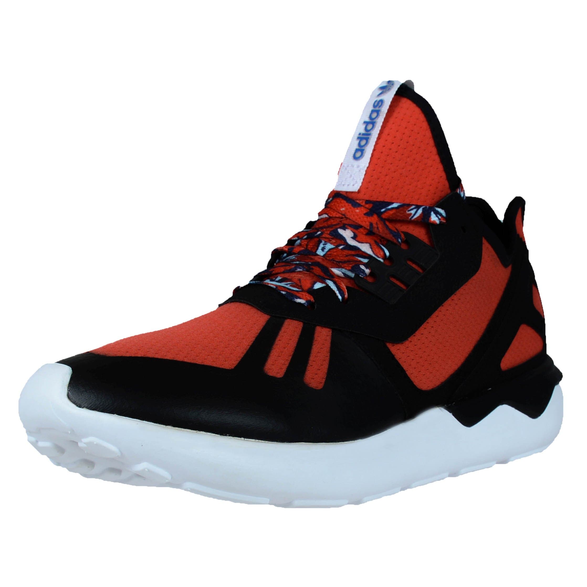 adidas Men's Tubular Runner Running Shoes Red/Black/White 9.5 D(M) US