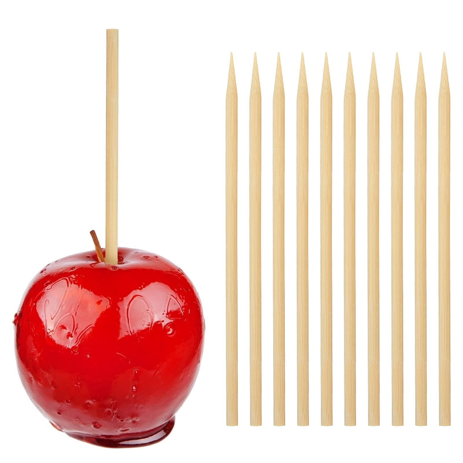 Wooden Candy Apple Skewer Sticks