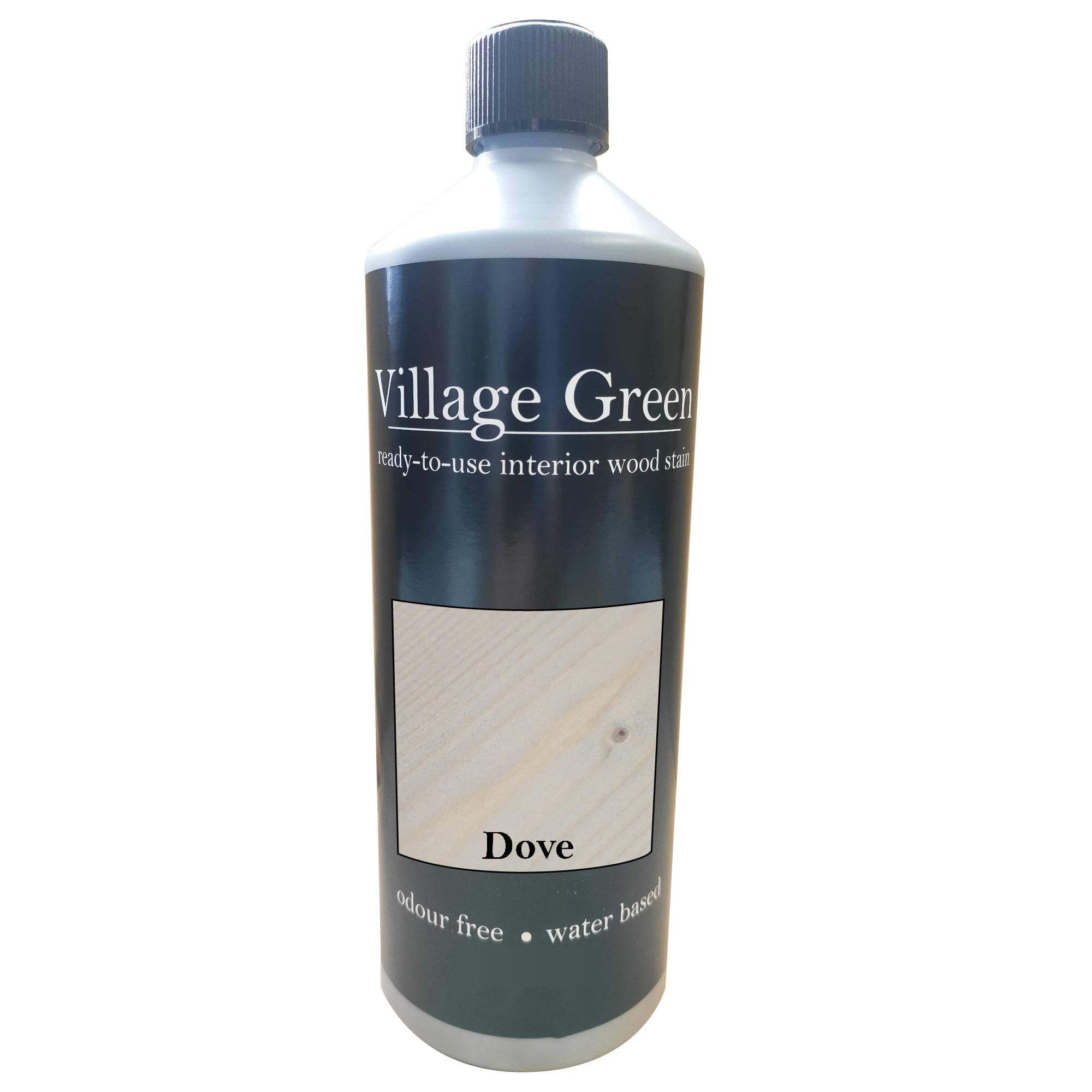Village Green Ready To Use Wood Stain - Wood Dye - 28 Colours - Super High Pigment Content Water Based (250ml, Dove)