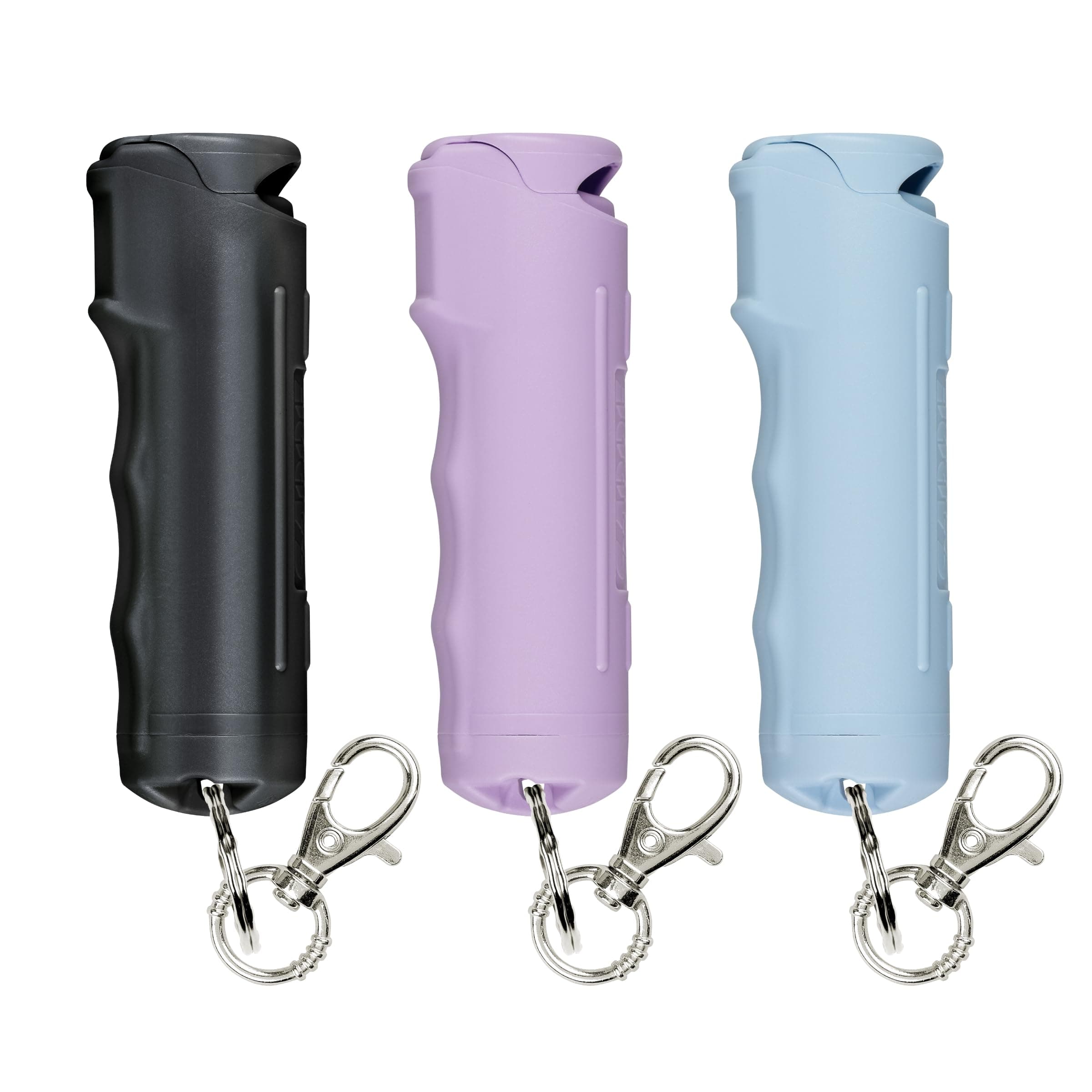 Sabre Pepper Gel - Fast Flip Top, Snap-Clip Keychain, Easy to Use & Carry, Maximum Police Strength OC Spray with UV Dye for Self Defense, 10 Second Spray Time, Finger Grip for Faster Aim, 0.54 fl oz